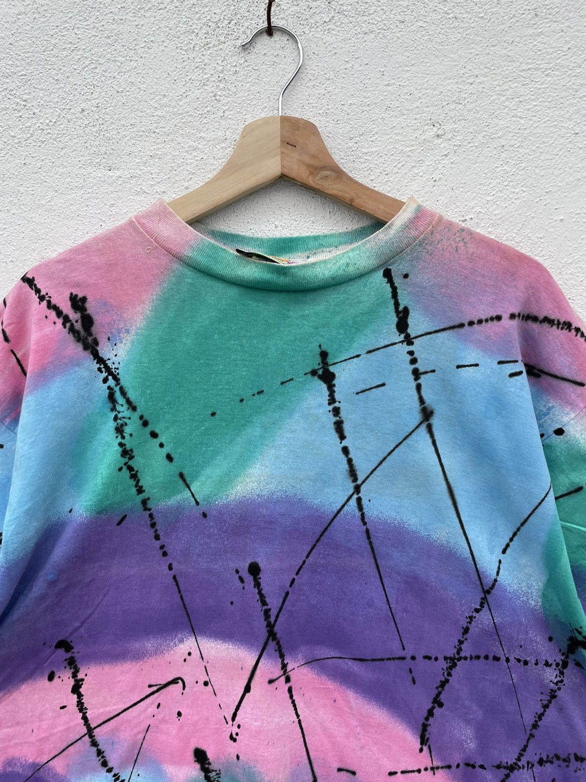 Vintage Vintage Motive Tye dye Tshirt Size US L / EU 52-54 / 3 - 2 Thumbnail