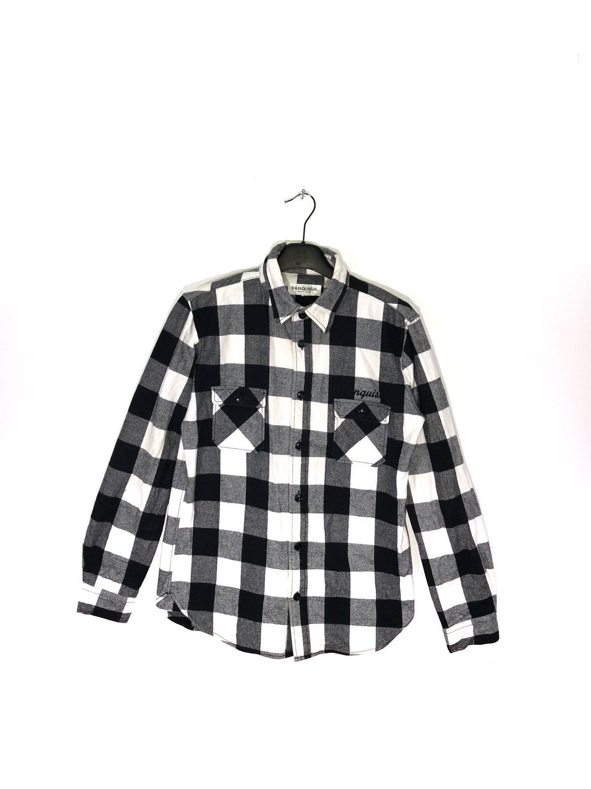Japanese Brand Vanquish Plaid Flannel Shirt Made In Japan Size US S / EU 44-46 / 1 - 1 Thumbnail