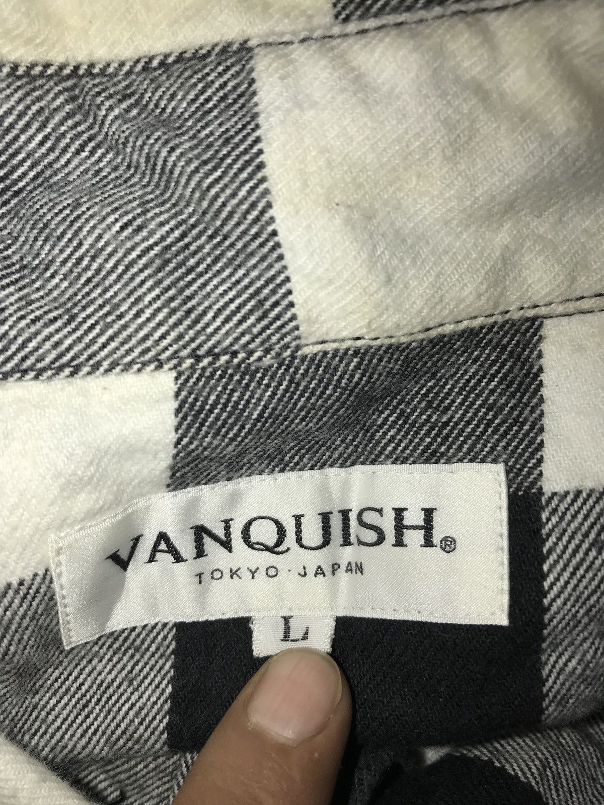 Japanese Brand Vanquish Plaid Flannel Shirt Made In Japan Size US S / EU 44-46 / 1 - 3 Thumbnail