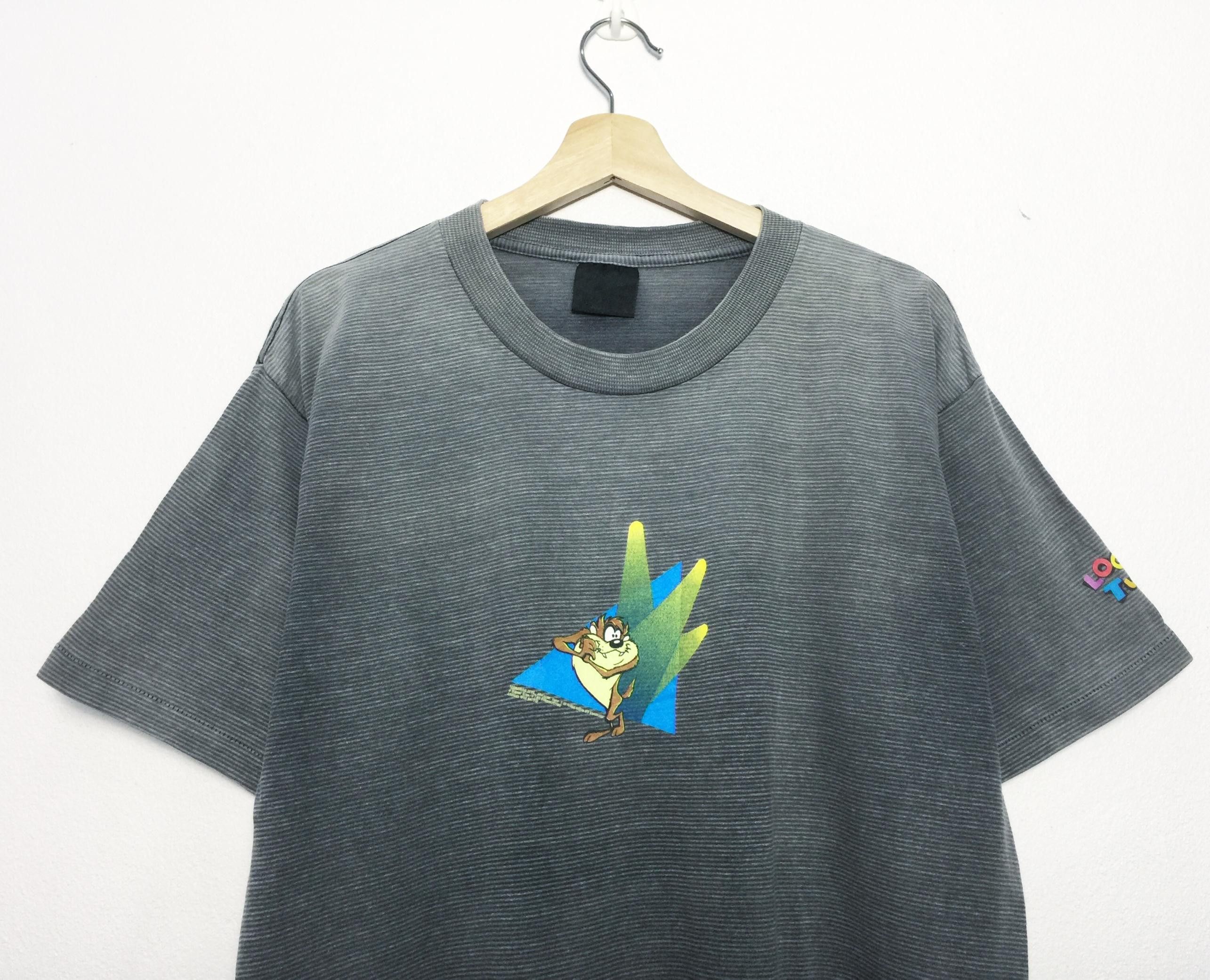 Rare Vintage 90s Looney Tunes Tazmania Tees Single Stiches