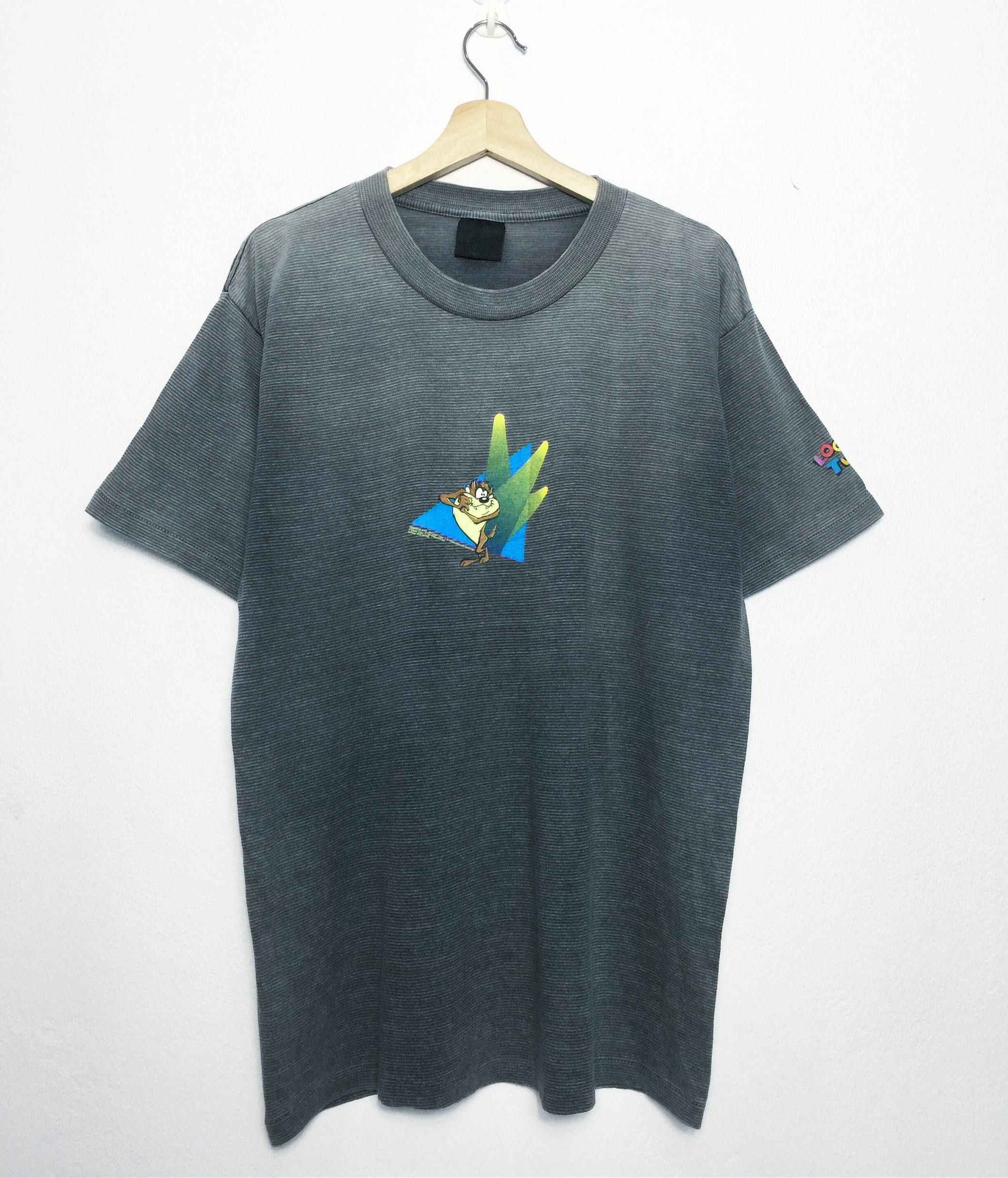 Rare Vintage 90s Looney Tunes Tazmania Tees Single Stiches