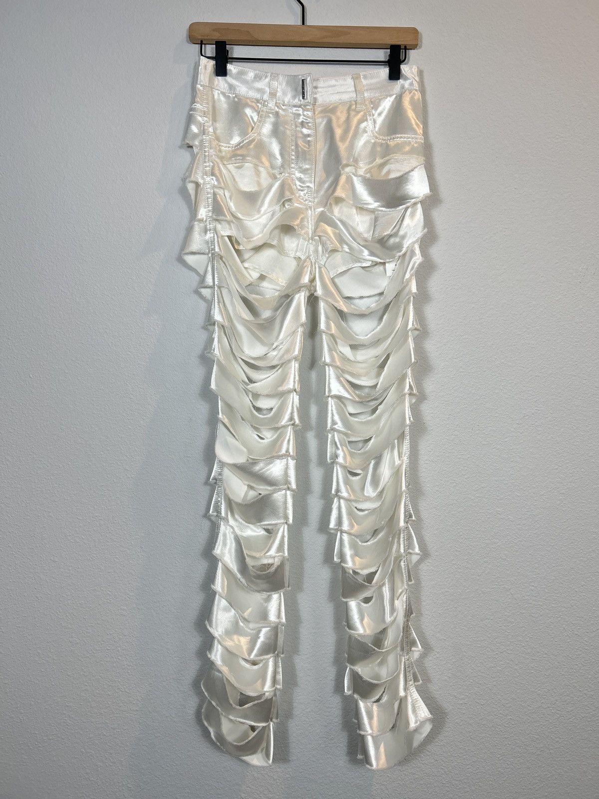 Givenchy SS2021 Sample CUT SLASH PANTS Size US 28 / EU 44 - 1 Thumbnail