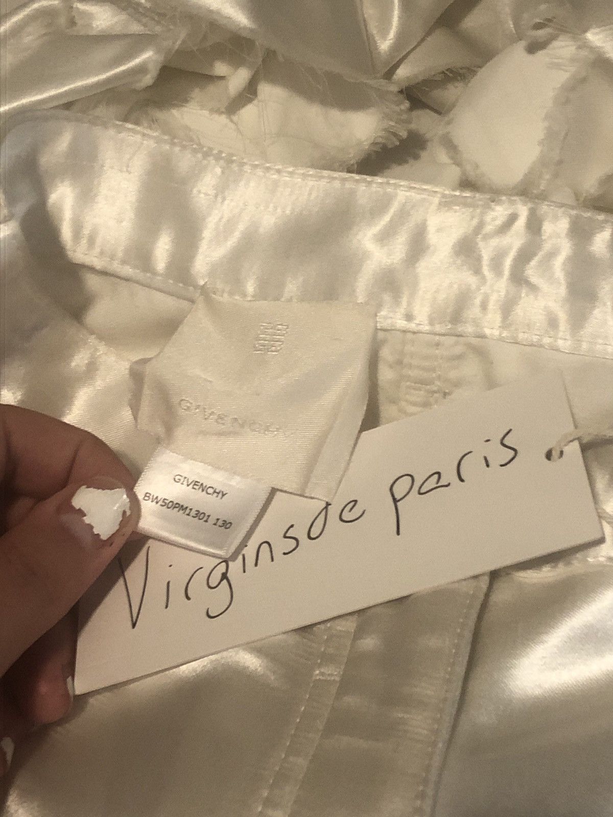 Givenchy SS2021 Sample CUT SLASH PANTS Size US 28 / EU 44 - 12 Thumbnail