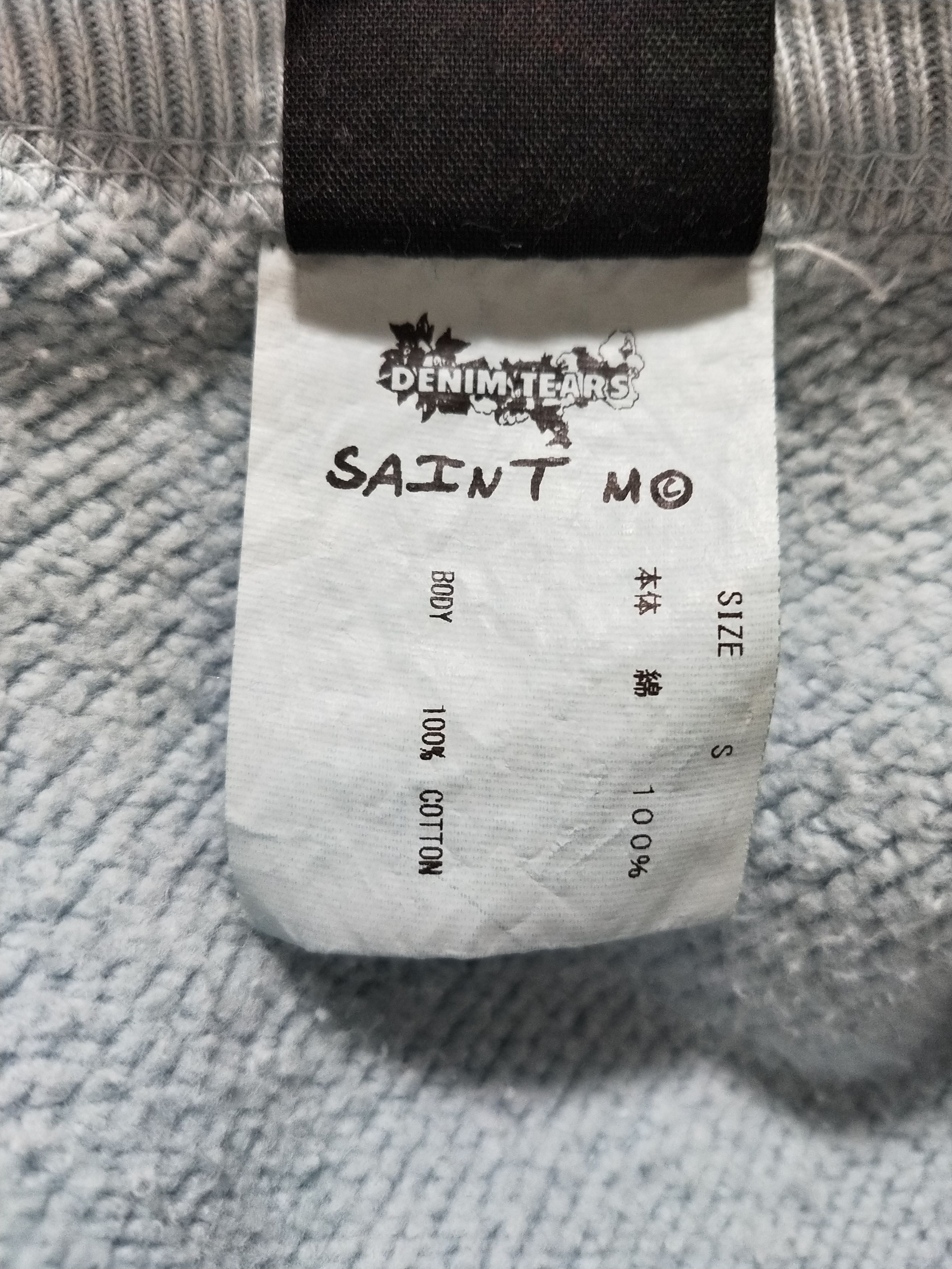 DENIM TEARS × Saint Michael 'Saint Tears' Logo Sweatshirt Size US M / EU 48-50 / 2 - 7 Thumbnail