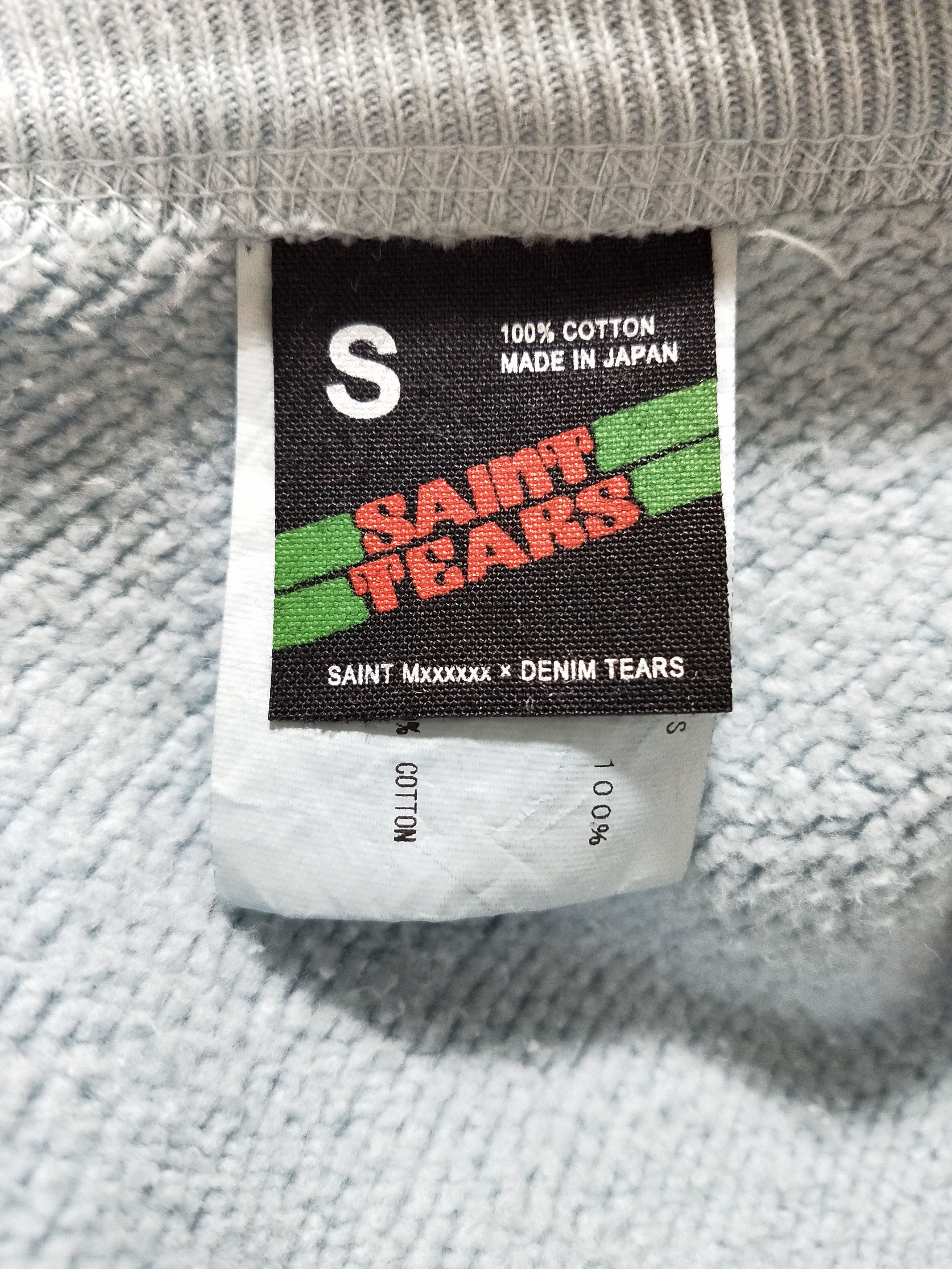 DENIM TEARS × Saint Michael 'Saint Tears' Logo Sweatshirt Size US M / EU 48-50 / 2 - 6 Thumbnail