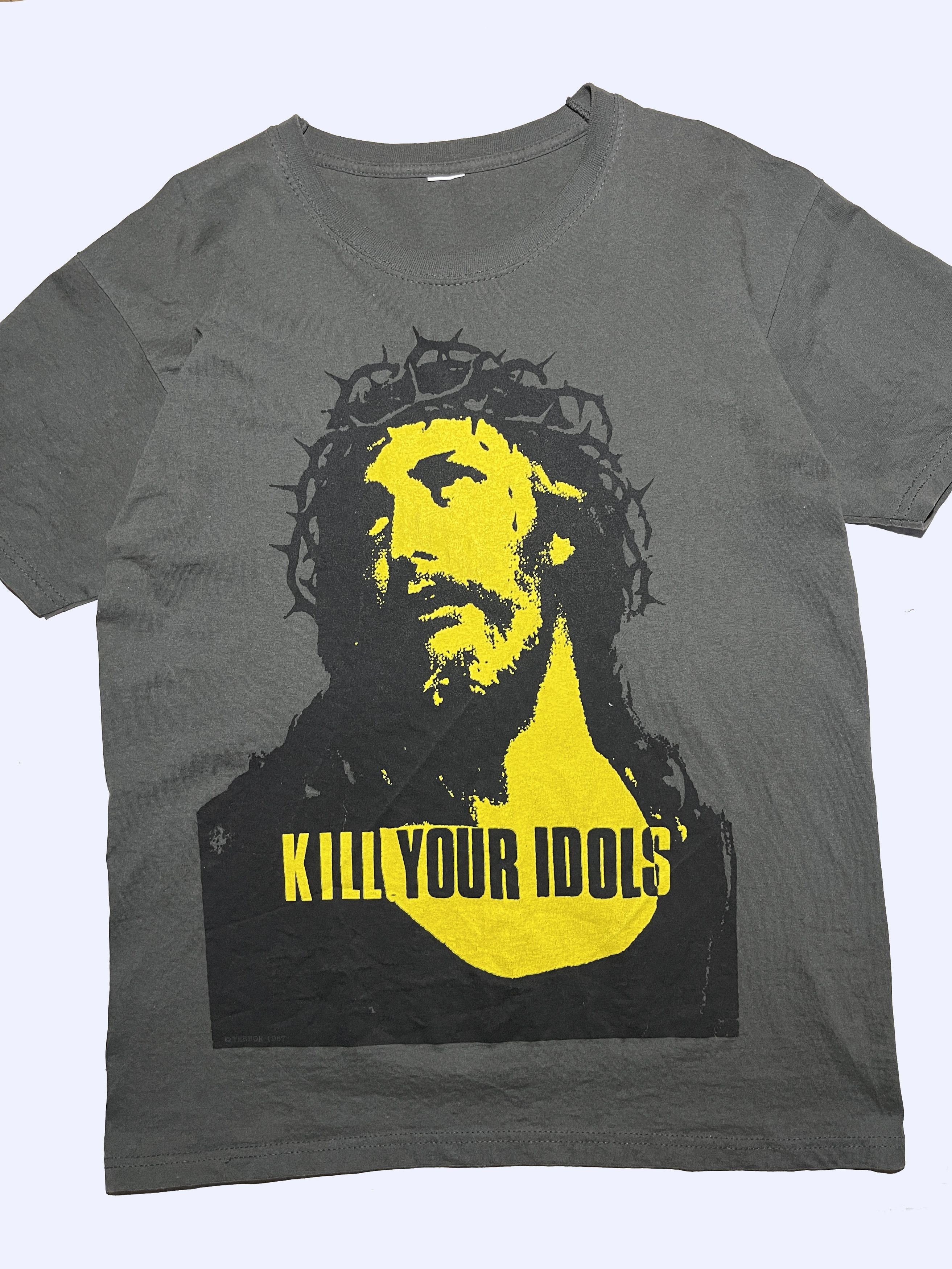 Band Tees × Guns N' Roses KILL YOUR IDOLS Re-print Terror 1987 T-shirt Axl Rose worn Size US M / EU 48-50 / 2 - 3 Thumbnail