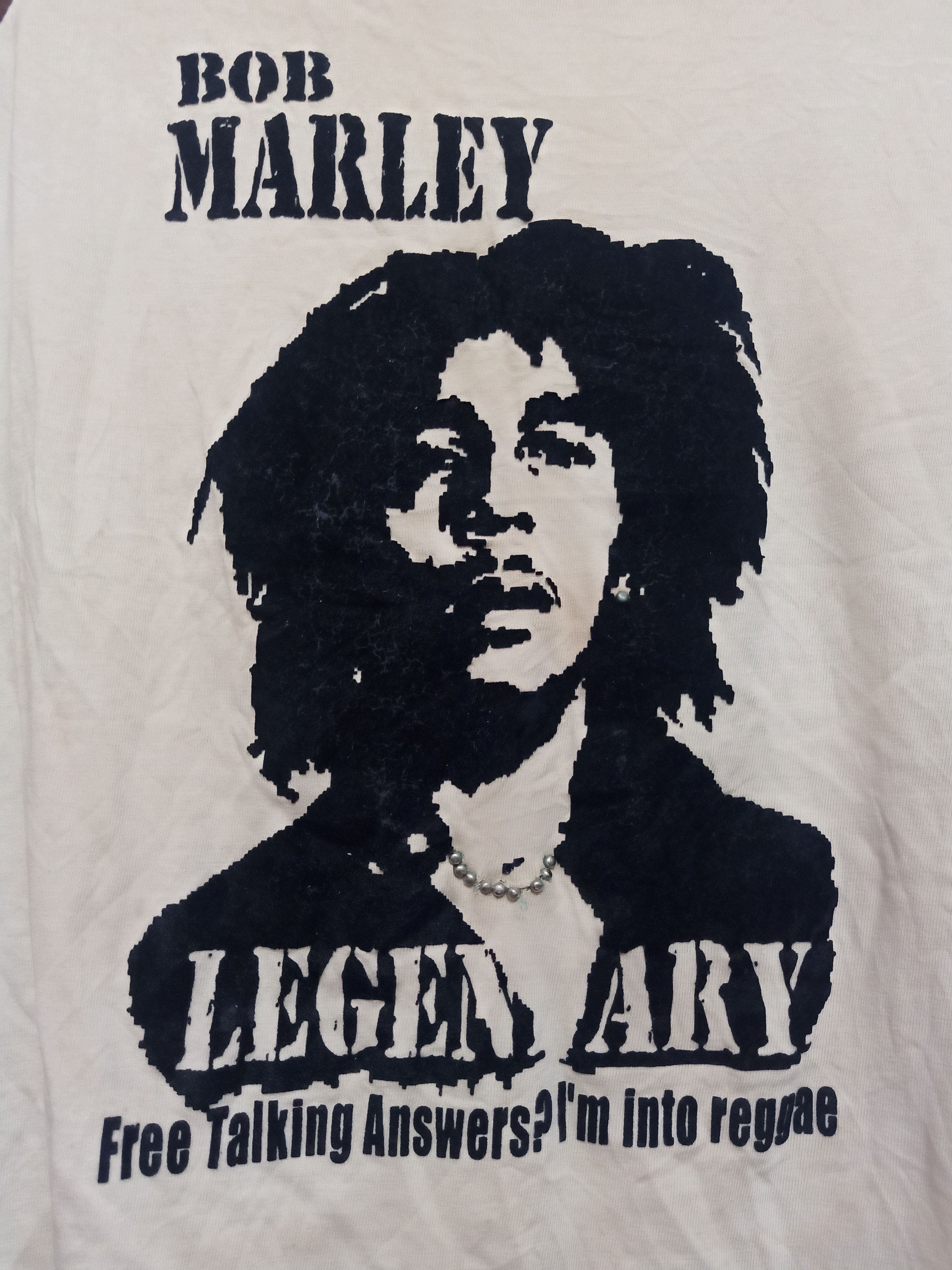 Bob Marley × Vintage Vintage Bob Marley Legendary distressed!!! Long Sleeve Size US L / EU 52-54 / 3 - 13 Thumbnail