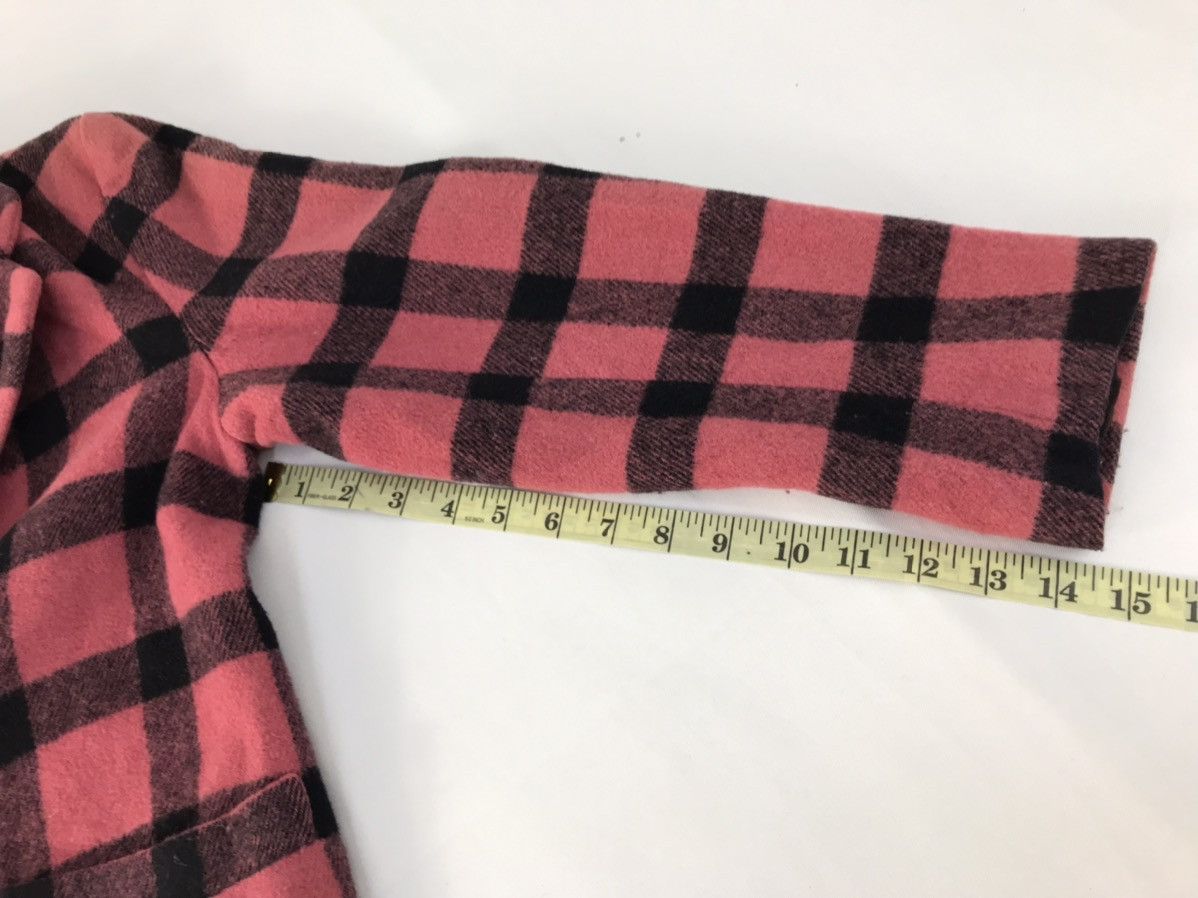 agnes b. Rue De Jour Made in France Plaid Checked Tartan Coat Jacket Size M / US 6-8 / IT 42-44 - 10 Thumbnail