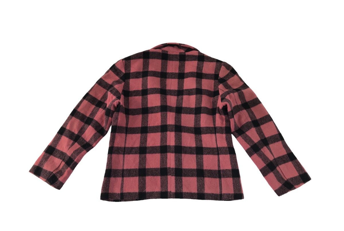 agnes b. Rue De Jour Made in France Plaid Checked Tartan Coat Jacket Size M / US 6-8 / IT 42-44 - 2 Thumbnail
