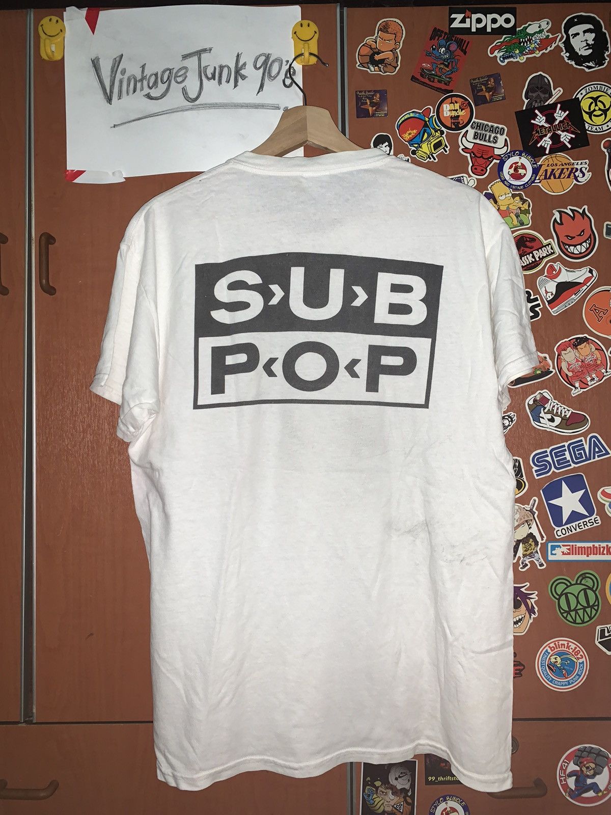 Band Tees × Vintage SUB POP RECORD T-shirt(No Comment) Size US M / EU 48-50 / 2 - 6 Thumbnail