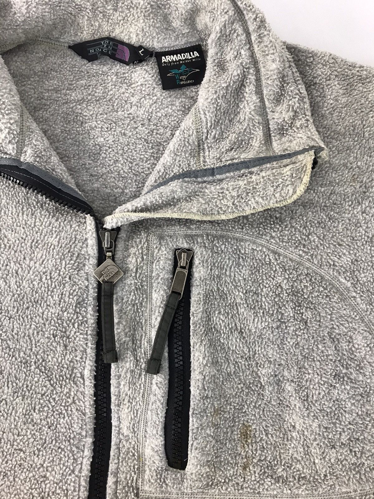The North Face × Vintage Armadilla X The North Face Fluffy Jacket Zip Up Size US M / EU 48-50 / 2 - 2 Thumbnail