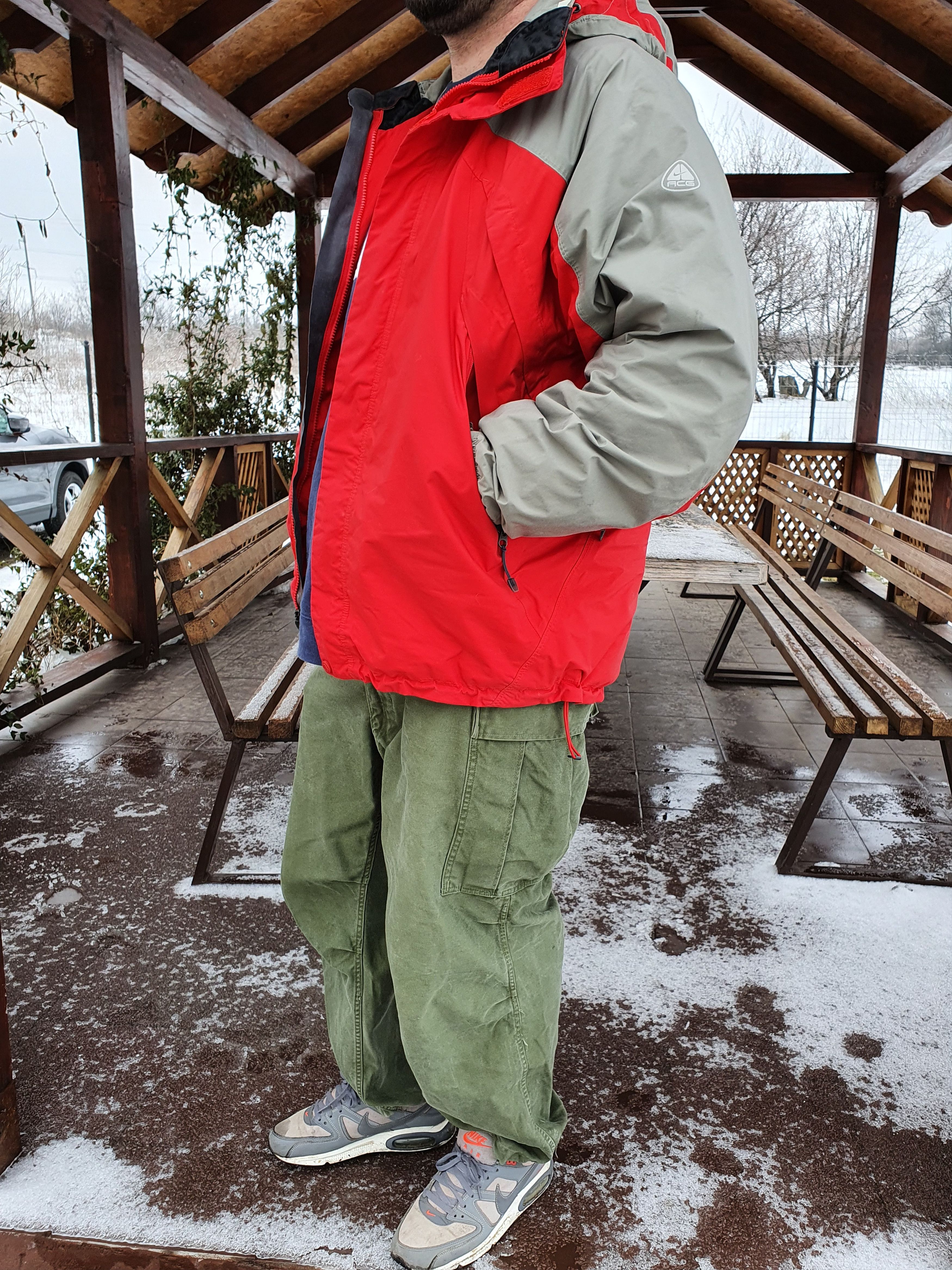 Nike × Nike ACG × Vintage 90s Iconic style Vintage Nike ACG Storm fit Jacket Size US L / EU 52-54 / 3 - 3 Thumbnail