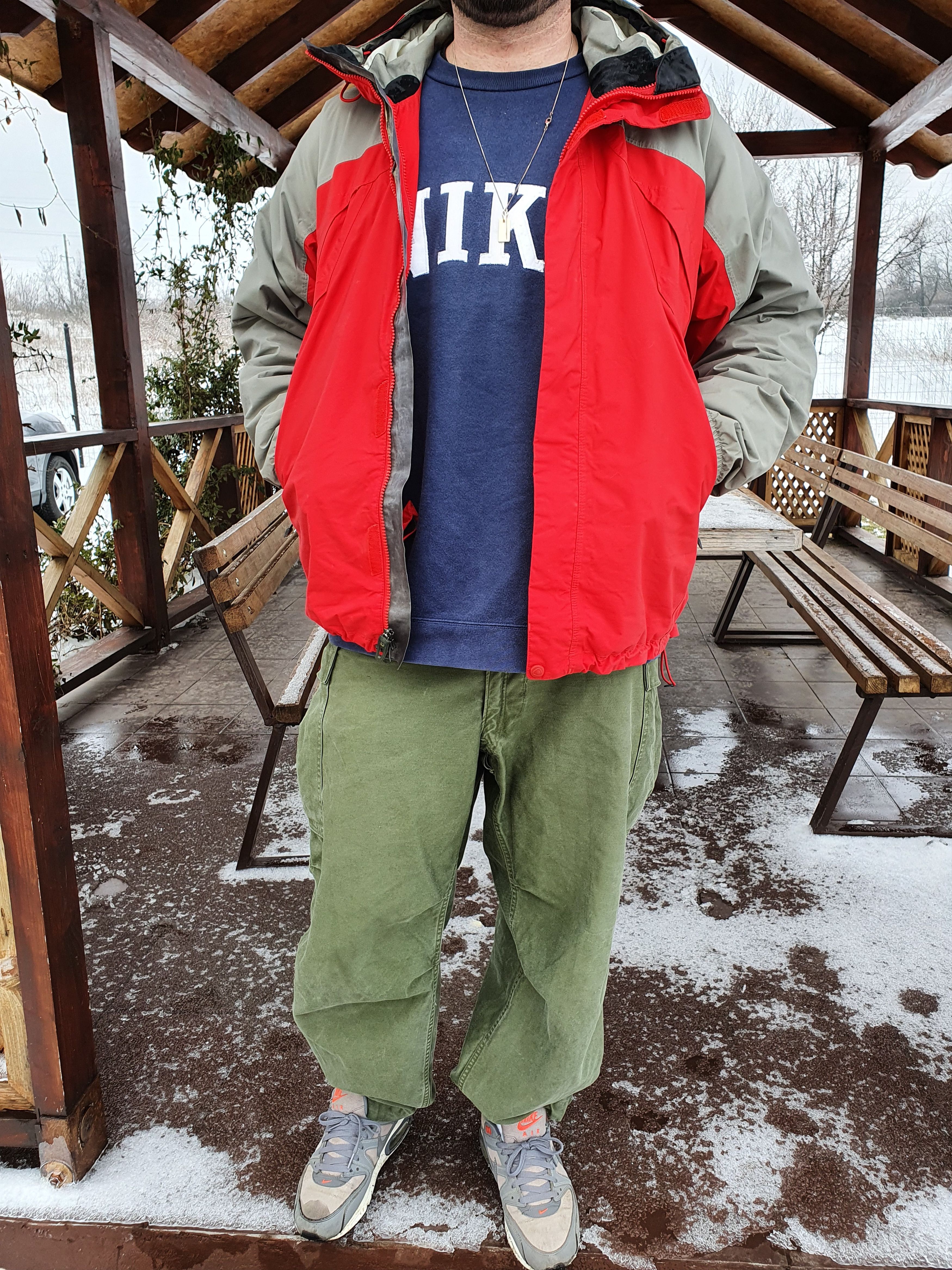 Nike × Nike ACG × Vintage 90s Iconic style Vintage Nike ACG Storm fit Jacket Size US L / EU 52-54 / 3 - 4 Thumbnail