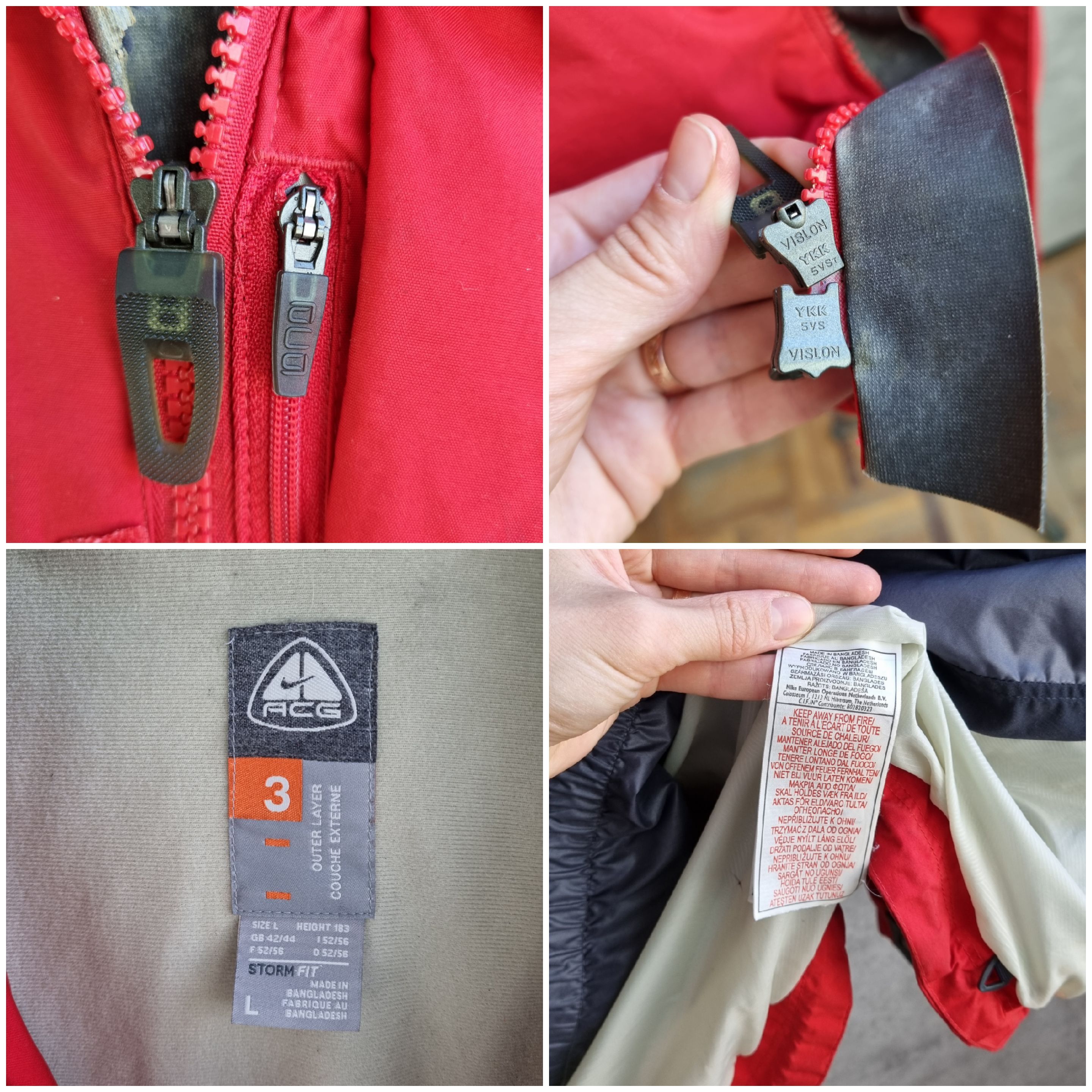 Nike × Nike ACG × Vintage 90s Iconic style Vintage Nike ACG Storm fit Jacket Size US L / EU 52-54 / 3 - 12 Thumbnail