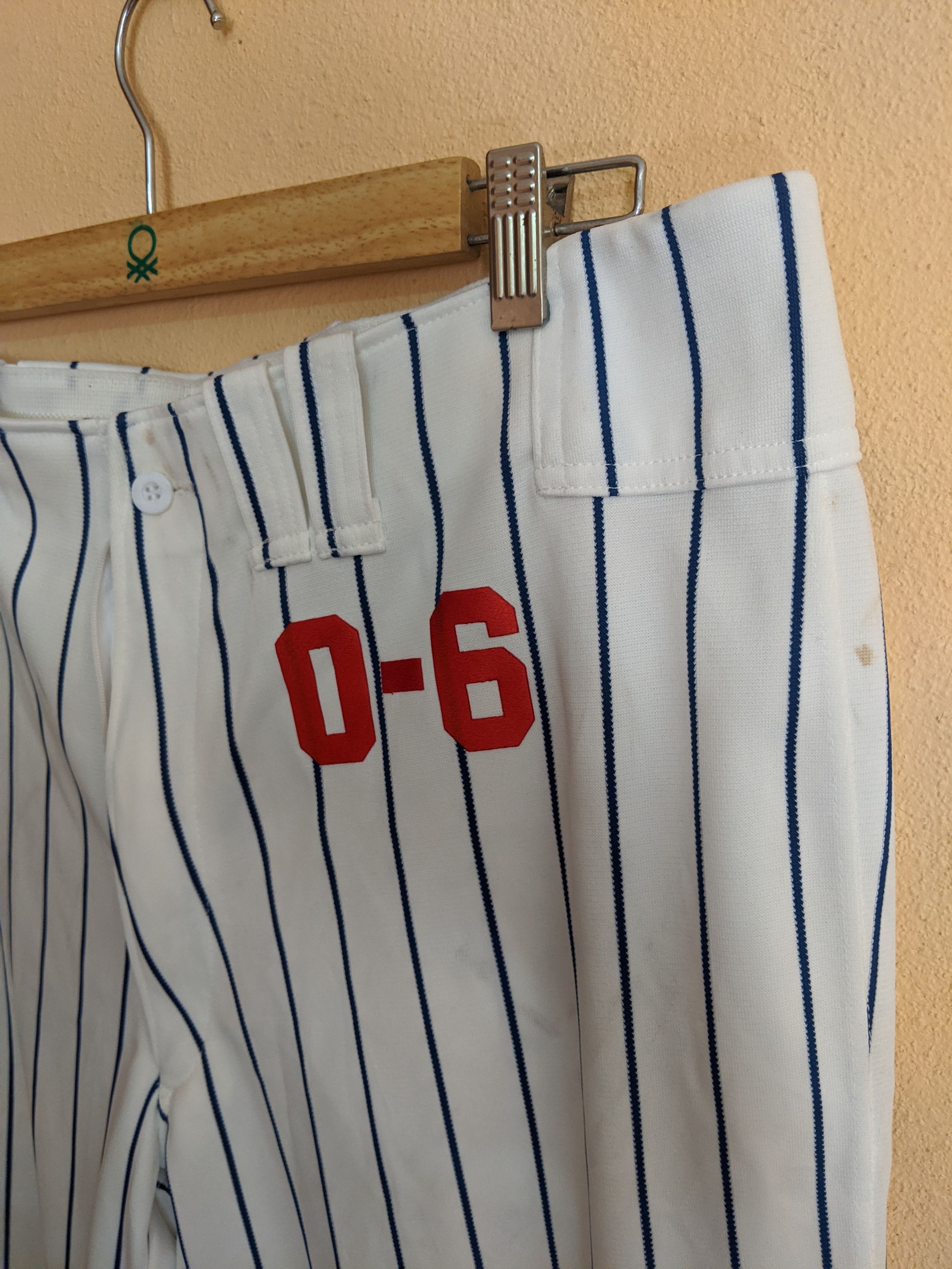 Japanese Brand × Mizuno Vintage mizunoMLB baseball pants striped very rare item Size US 37 - 5 Thumbnail