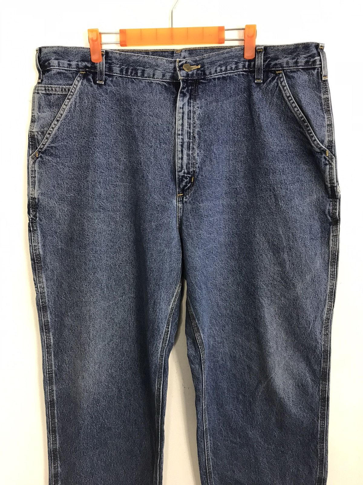 Carhartt Dungaree Carhartt Indigo Denim Utility Work Carpenter Pant Size US 40 / EU 56 - 3 Thumbnail