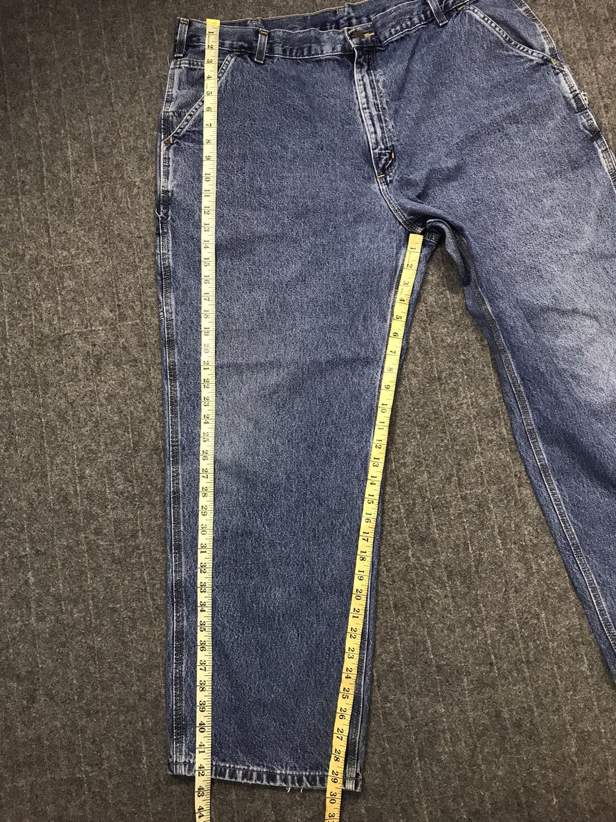 Carhartt Dungaree Carhartt Indigo Denim Utility Work Carpenter Pant Size US 40 / EU 56 - 11 Thumbnail