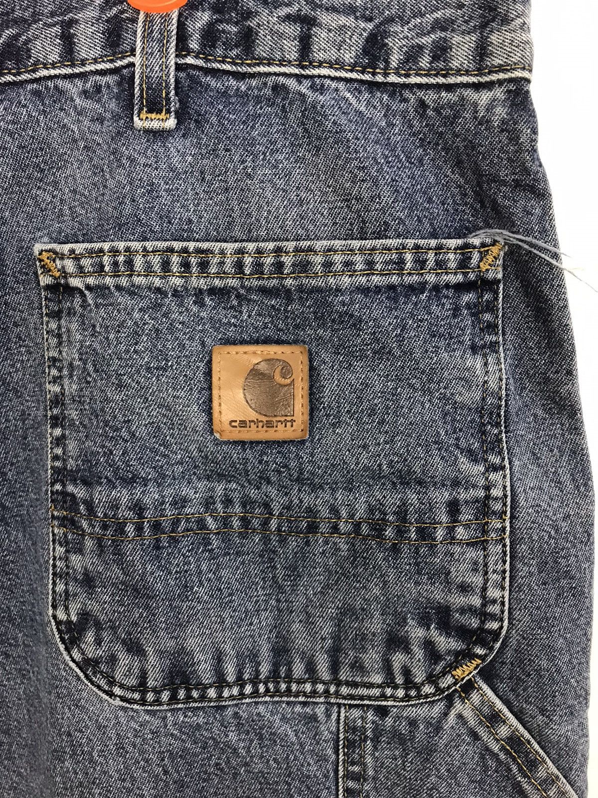 Carhartt Dungaree Carhartt Indigo Denim Utility Work Carpenter Pant Size US 40 / EU 56 - 7 Thumbnail
