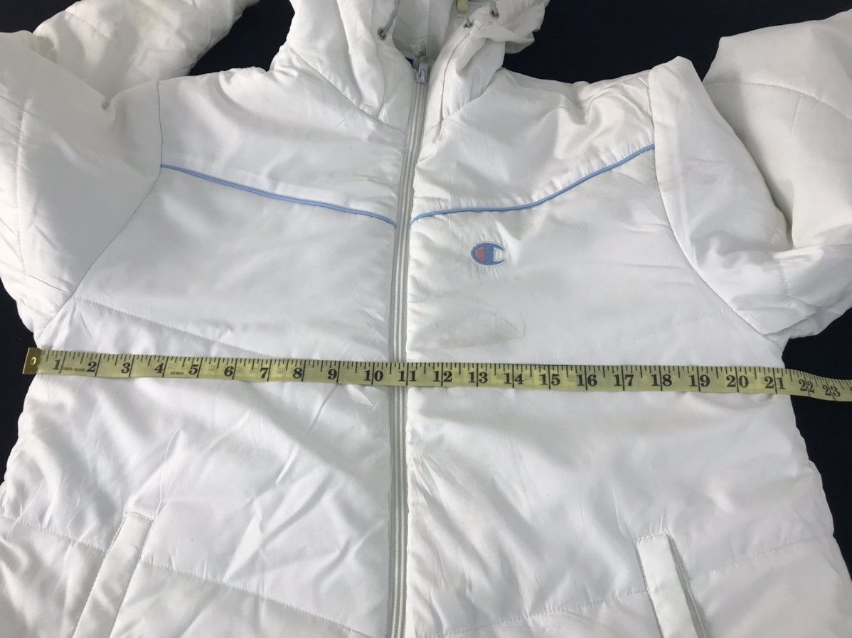 Champion × Vintage Champion Quilted Hoodies Jacket Big Logo Full Zip K2048j Size US M / EU 48-50 / 2 - 12 Thumbnail
