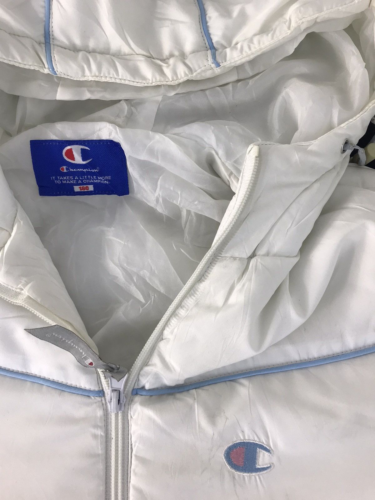 Champion × Vintage Champion Quilted Hoodies Jacket Big Logo Full Zip K2048j Size US M / EU 48-50 / 2 - 3 Thumbnail