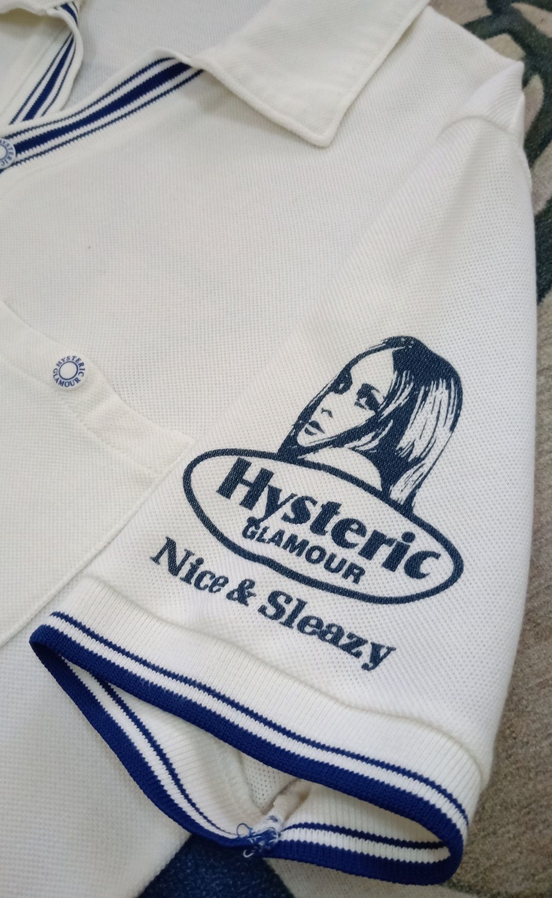 Hysteric Glamour Hysteric Glamour Nice & Sleazy Polo T-shirt Size US M / EU 48-50 / 2 - 10 Thumbnail