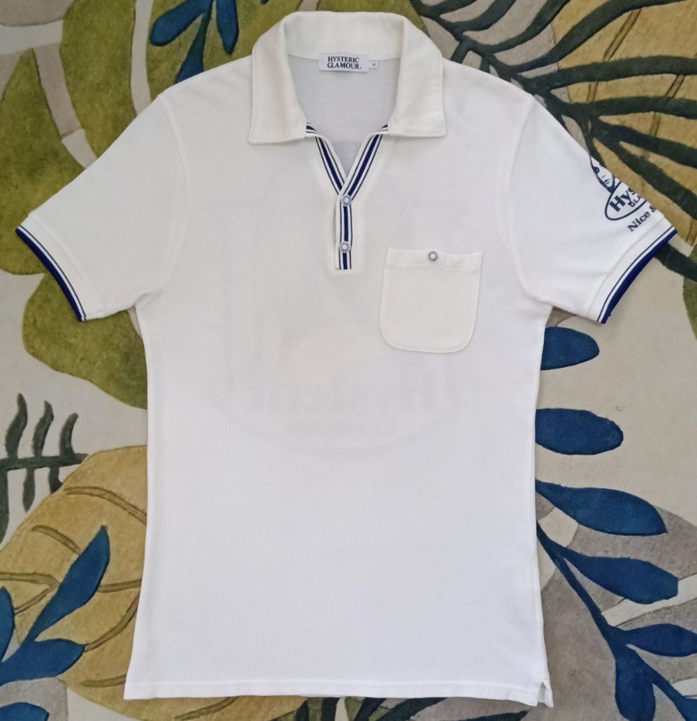 Hysteric Glamour Hysteric Glamour Nice & Sleazy Polo T-shirt Size US M / EU 48-50 / 2 - 4 Thumbnail