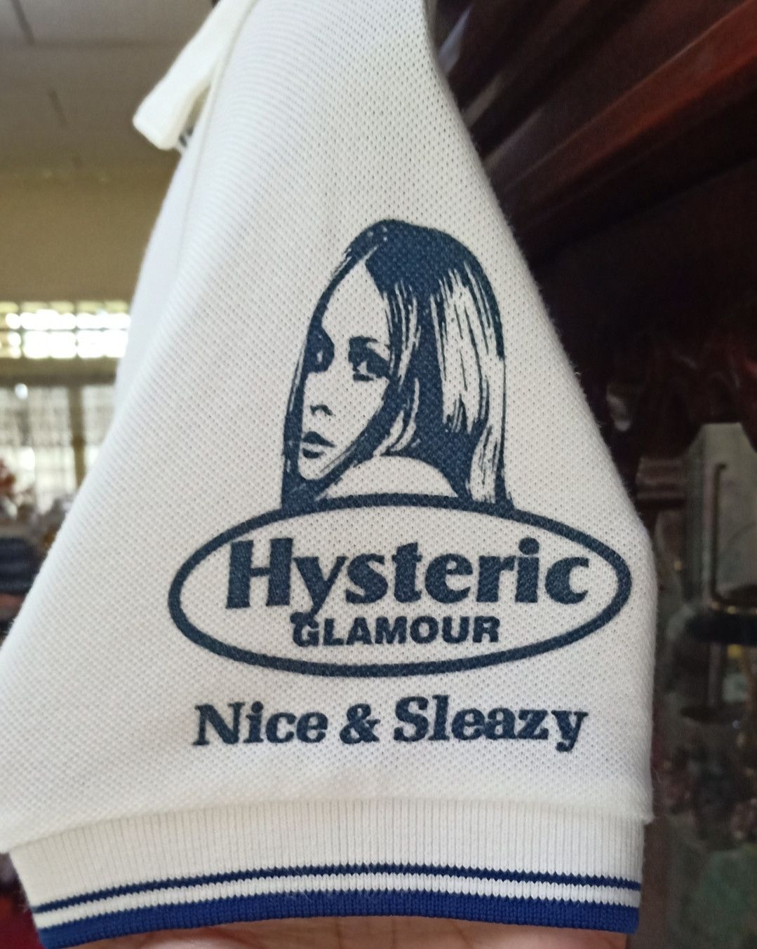 Hysteric Glamour Hysteric Glamour Nice & Sleazy Polo T-shirt Size US M / EU 48-50 / 2 - 3 Thumbnail