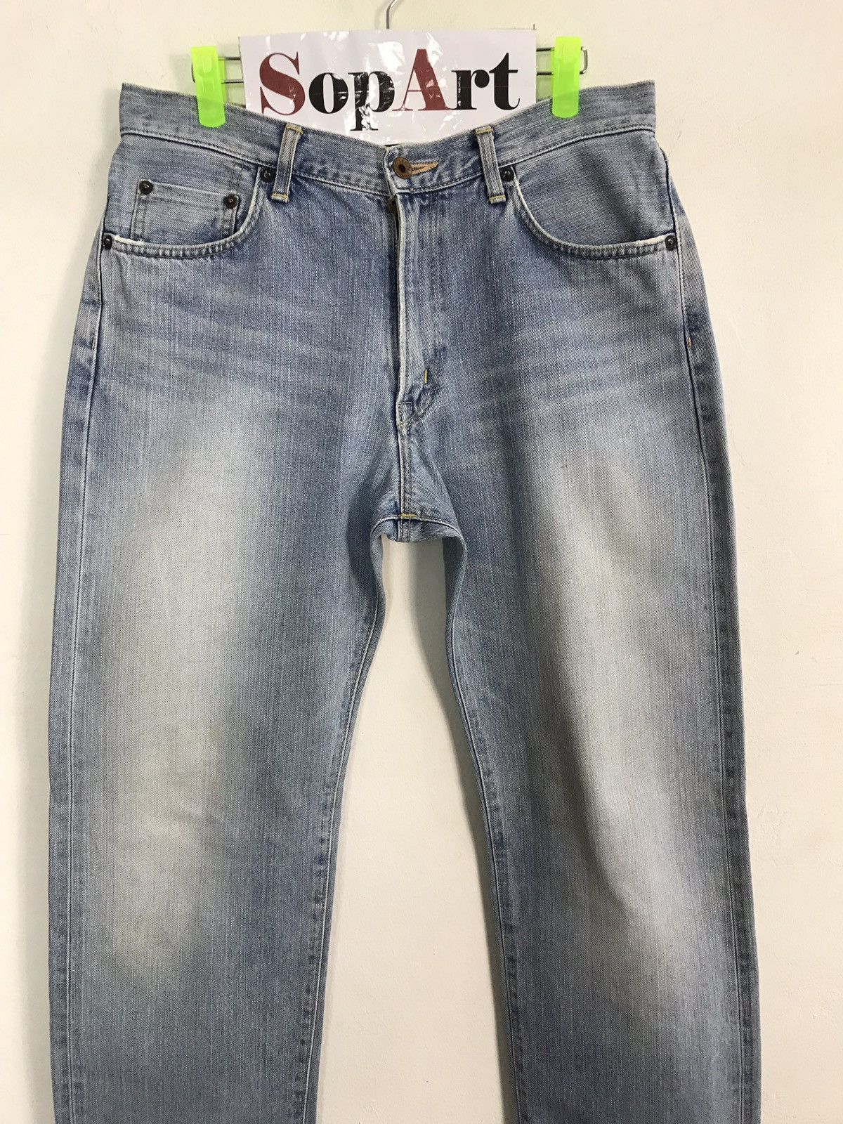 Edwin × Vintage Vintage Edwin 505xx Selvedge Distressed Denim Jeans Size US 32 / EU 48 - 3 Thumbnail