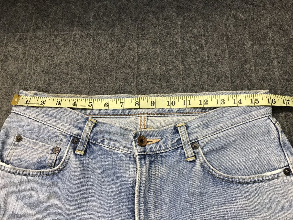 Edwin × Vintage Vintage Edwin 505xx Selvedge Distressed Denim Jeans Size US 32 / EU 48 - 18 Thumbnail