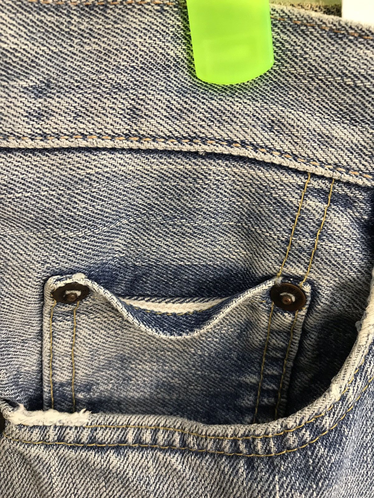 Edwin × Vintage Vintage Edwin 505xx Selvedge Distressed Denim Jeans Size US 32 / EU 48 - 8 Thumbnail
