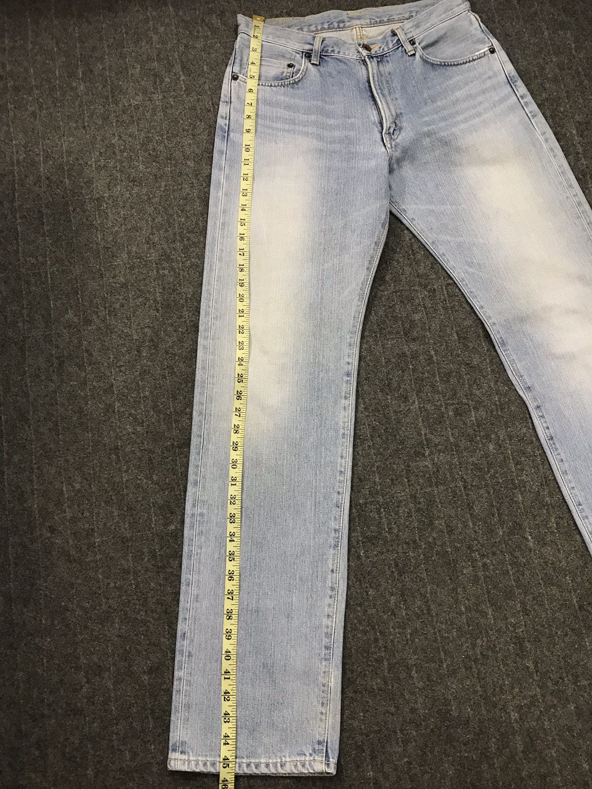 Edwin × Vintage Vintage Edwin 505xx Selvedge Distressed Denim Jeans Size US 32 / EU 48 - 22 Thumbnail