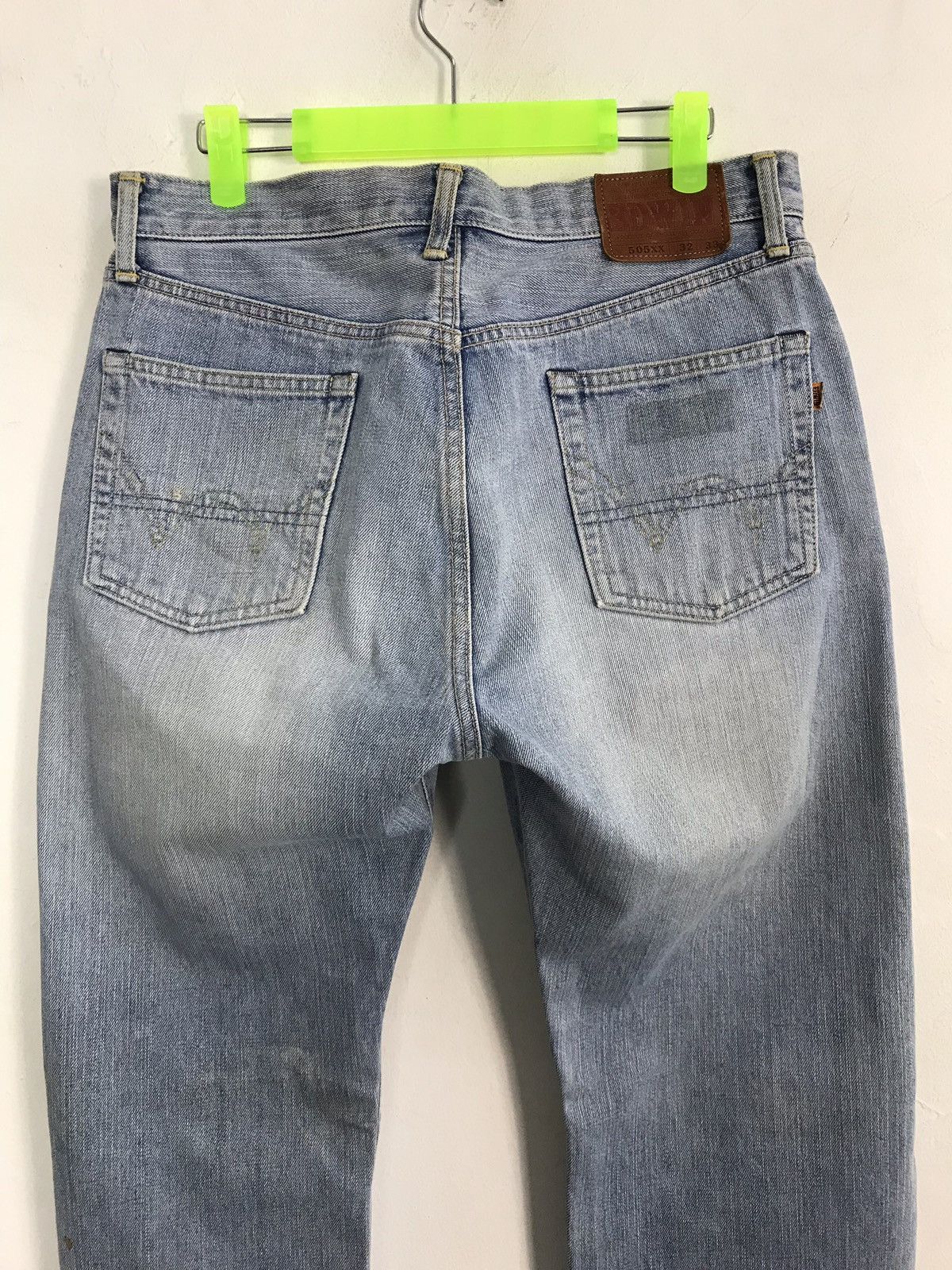 Edwin × Vintage Vintage Edwin 505xx Selvedge Distressed Denim Jeans Size US 32 / EU 48 - 11 Thumbnail