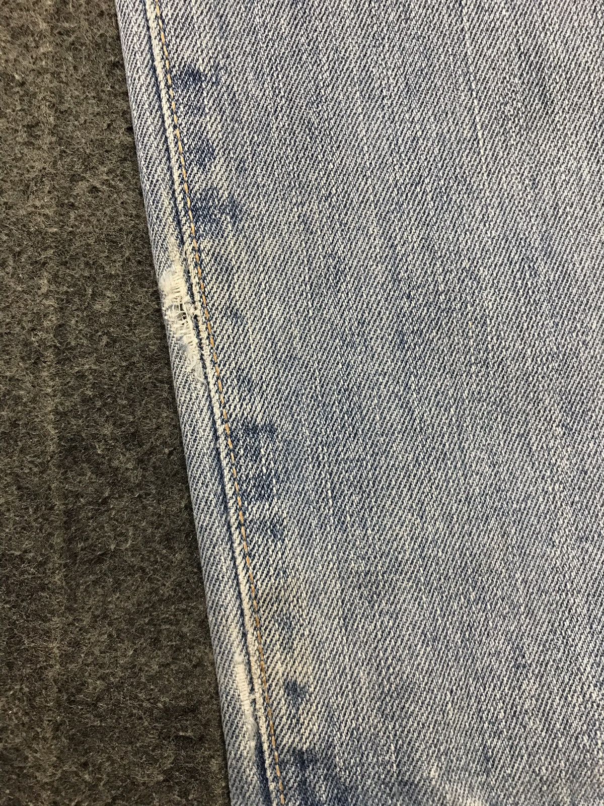 Edwin × Vintage Vintage Edwin 505xx Selvedge Distressed Denim Jeans Size US 32 / EU 48 - 25 Thumbnail