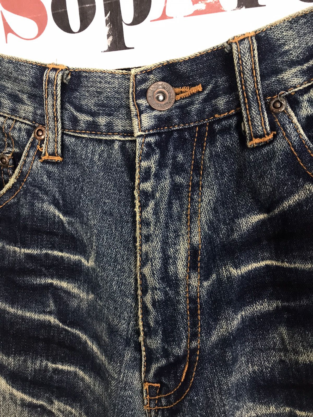 Japanese Brand × Vintage Vintage Nylaus Jeans Distressed Denim Design Size US 30 / EU 46 - 8 Thumbnail