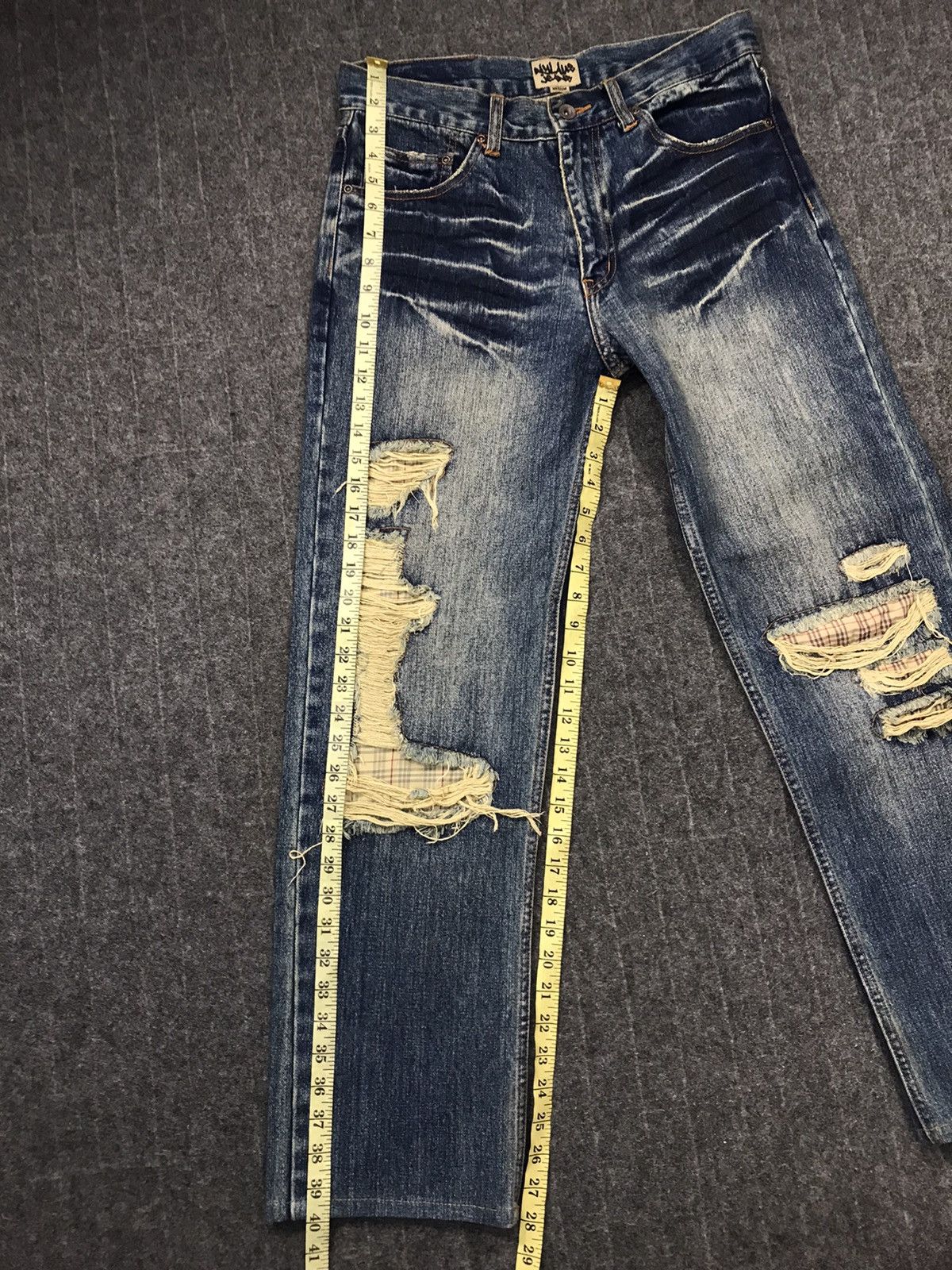 Japanese Brand × Vintage Vintage Nylaus Jeans Distressed Denim Design Size US 30 / EU 46 - 19 Thumbnail