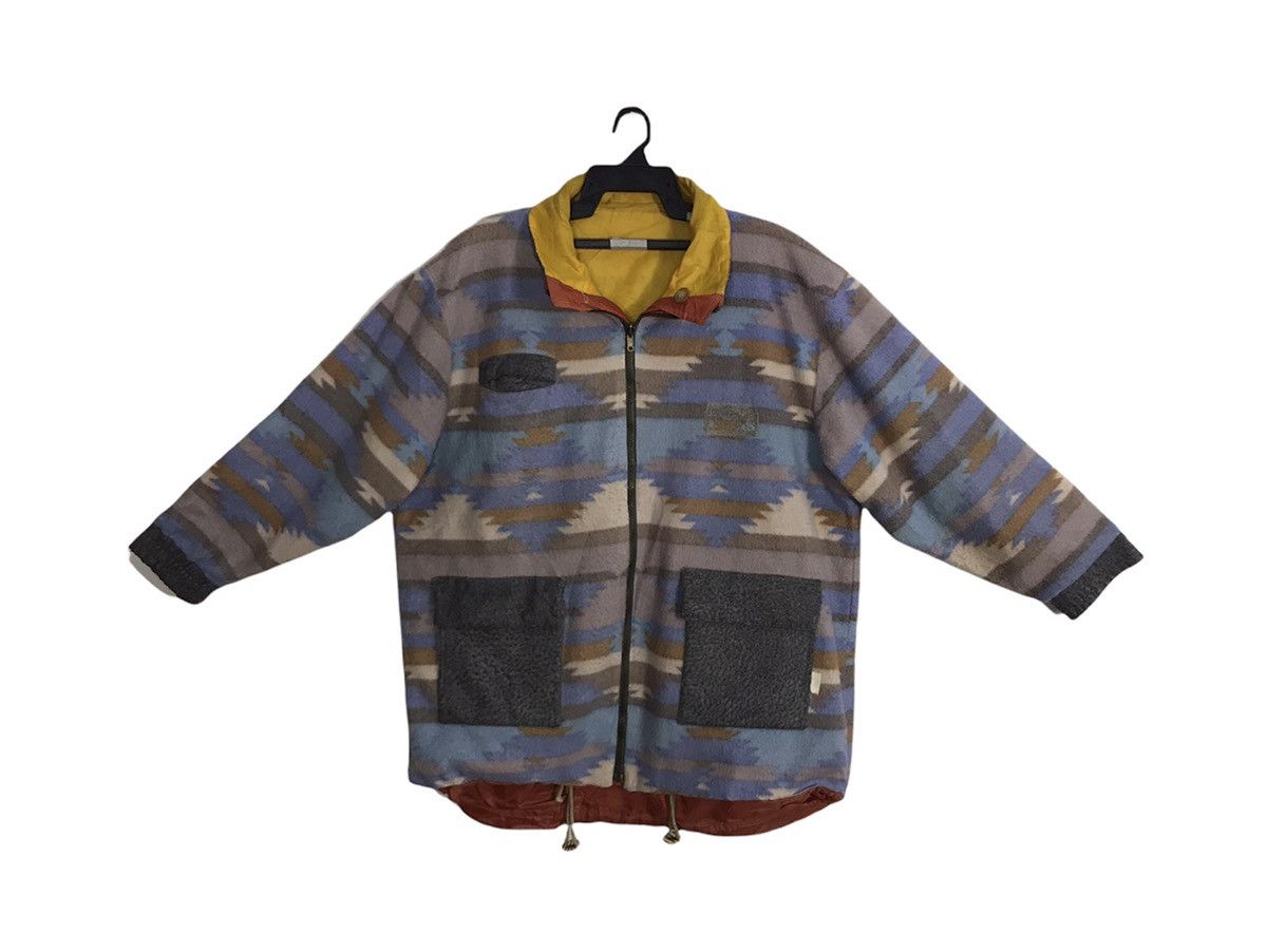 Ethic Aztec Geometric Art Print Men's Zip Up Hoodie
