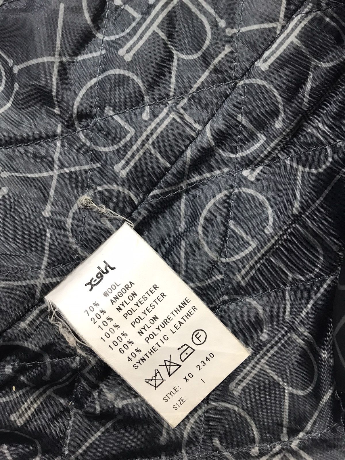 Japanese Brand × Vintage Japanese Brand X-Girl Wool Thick Coat Jacket Button K2070j Size S / US 4 / IT 40 - 7 Thumbnail