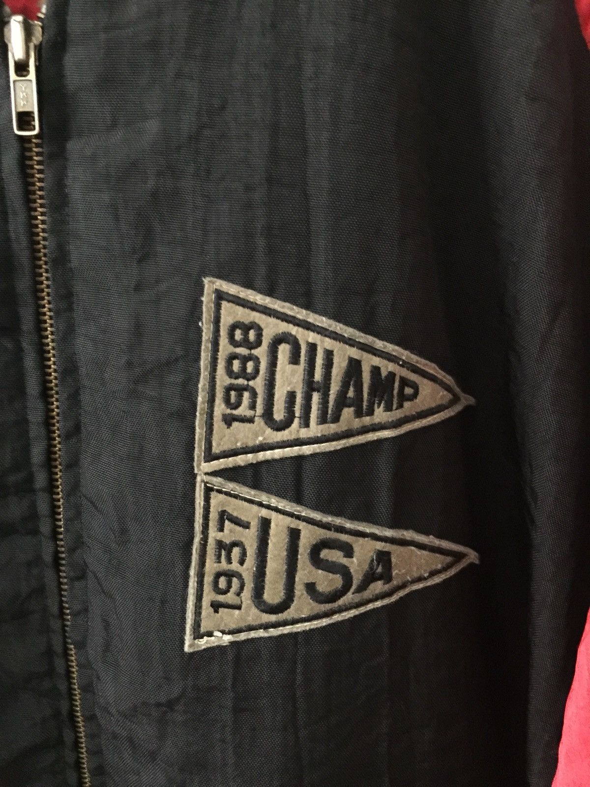 Champion Champion Army Garment Spell Out Big Logo Bomber Size US L / EU 52-54 / 3 - 5 Thumbnail