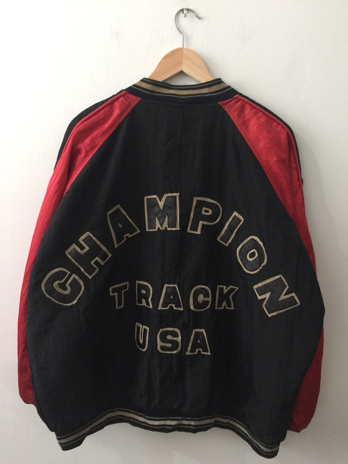 Champion Champion Army Garment Spell Out Big Logo Bomber Size US L / EU 52-54 / 3 - 2 Thumbnail