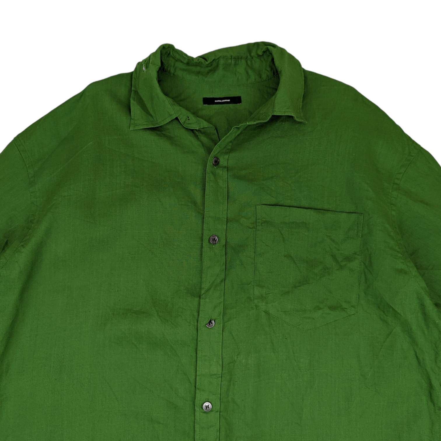 Japanese Brand Japan JOURNAL STANDARD Long Button Up Shirt Size L / US 10 / IT 46 - 3 Thumbnail