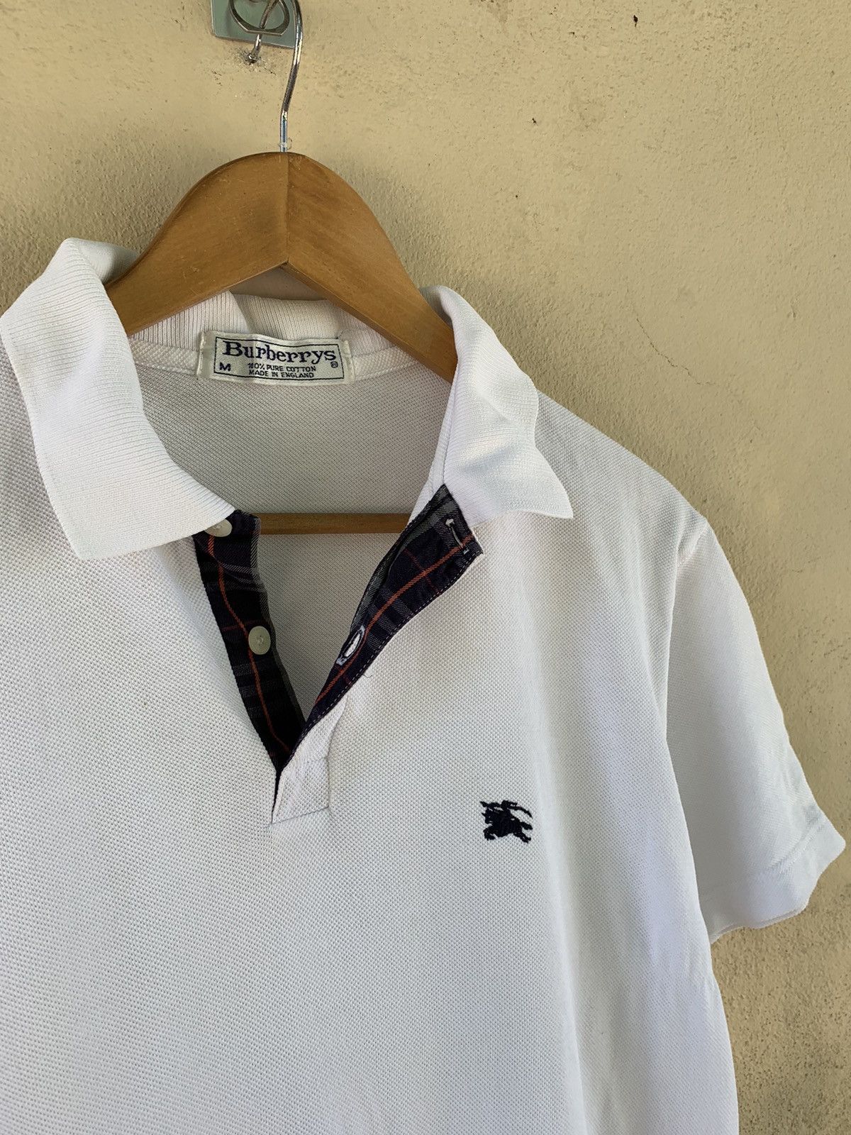Burberry Vintage Burberry Made in England Nova check Polo shirt Size US M / EU 48-50 / 2 - 1 Thumbnail