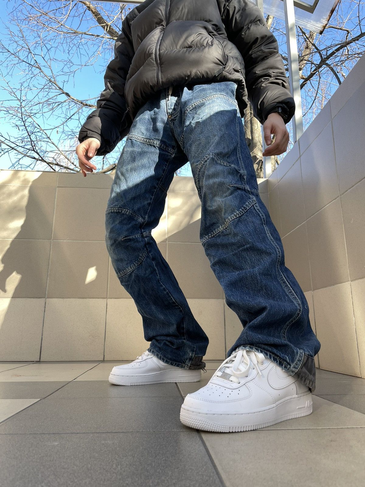 G-Star 80s Vintage G-Star Raw Doubleknee Jeans Size US 30 / EU 46 - 1 Thumbnail