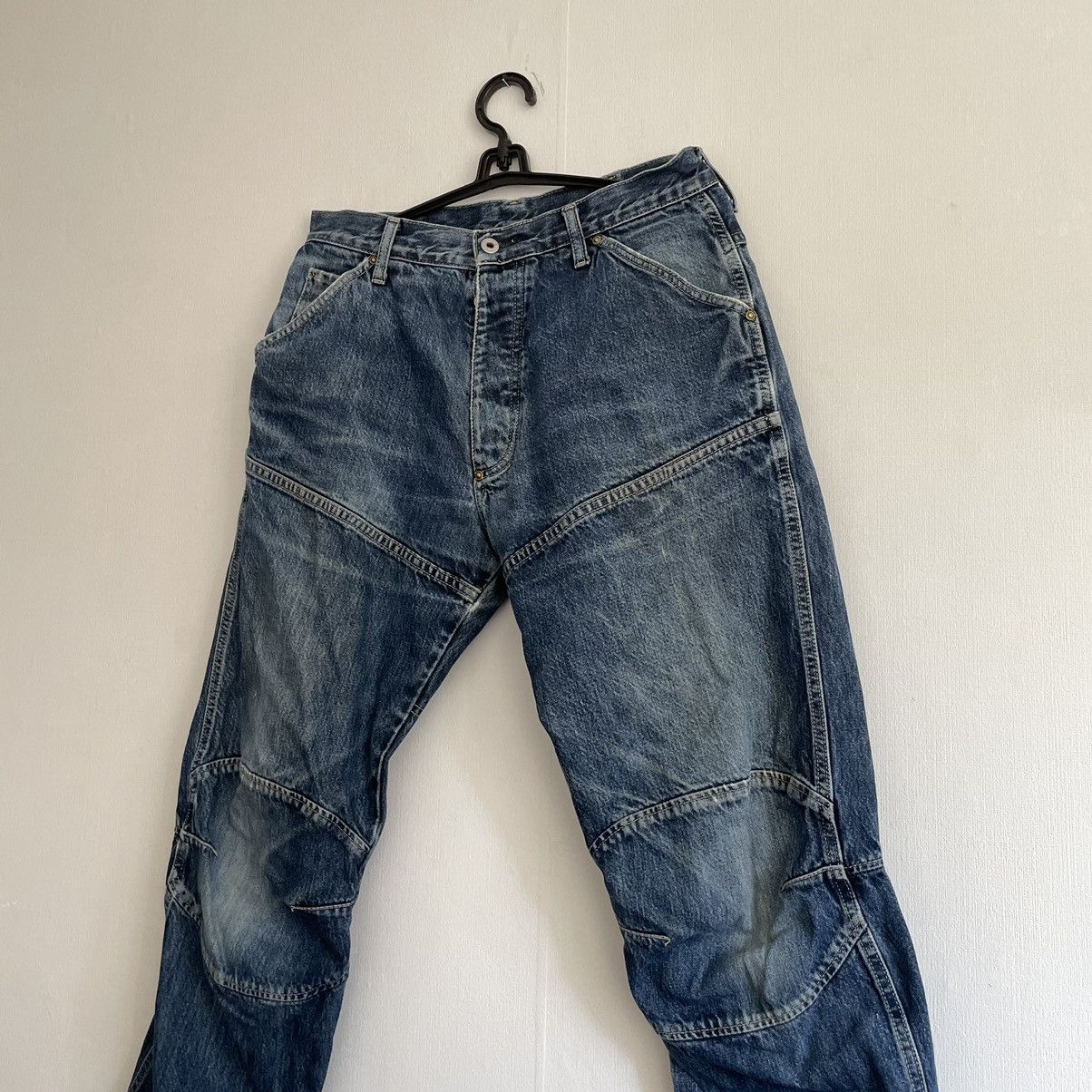G-Star 80s Vintage G-Star Raw Doubleknee Jeans Size US 30 / EU 46 - 3 Thumbnail