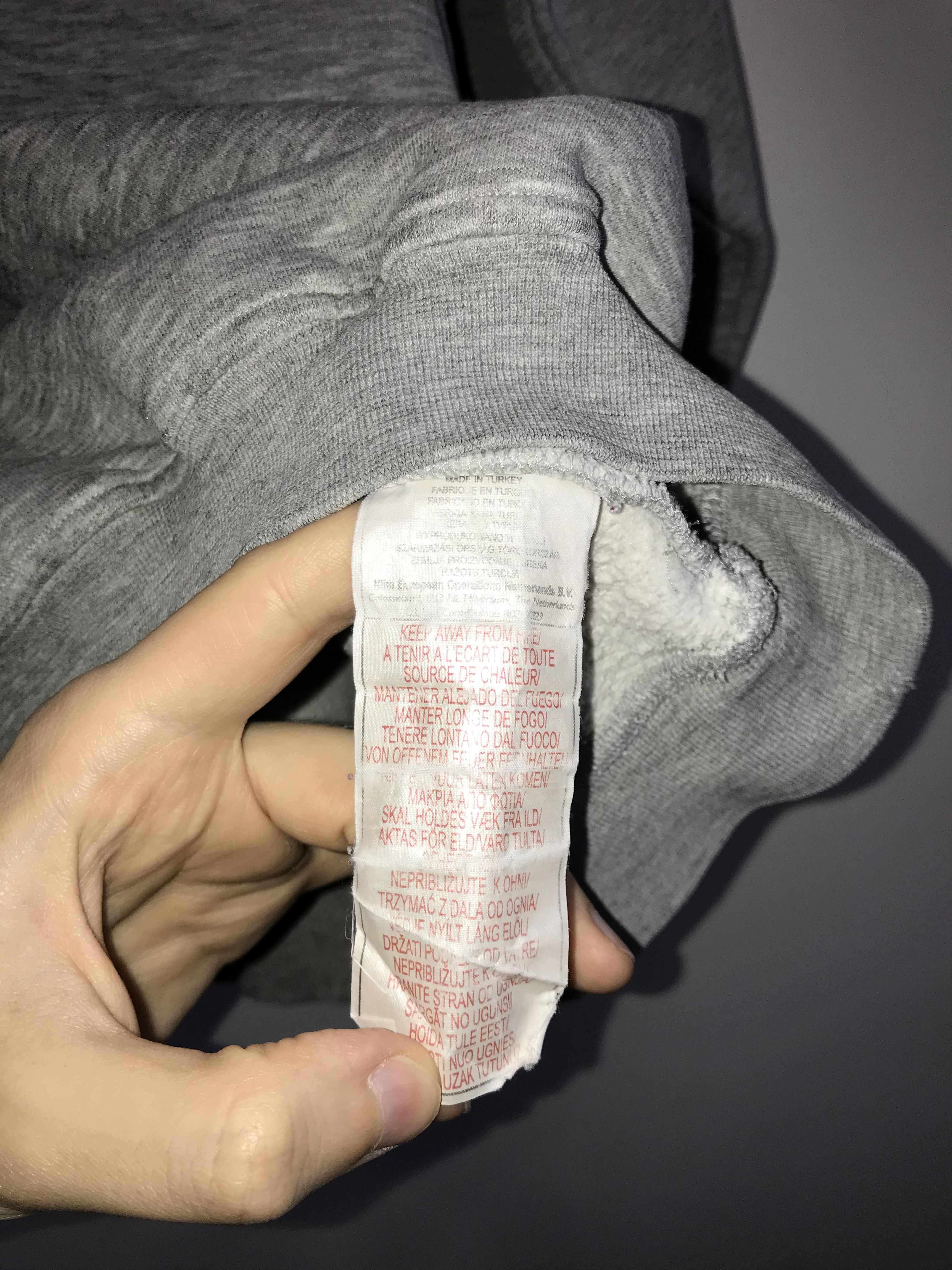 Nike Vintage Nike Center Logo Grey Sweatshirt Size US M / EU 48-50 / 2 - 12 Thumbnail