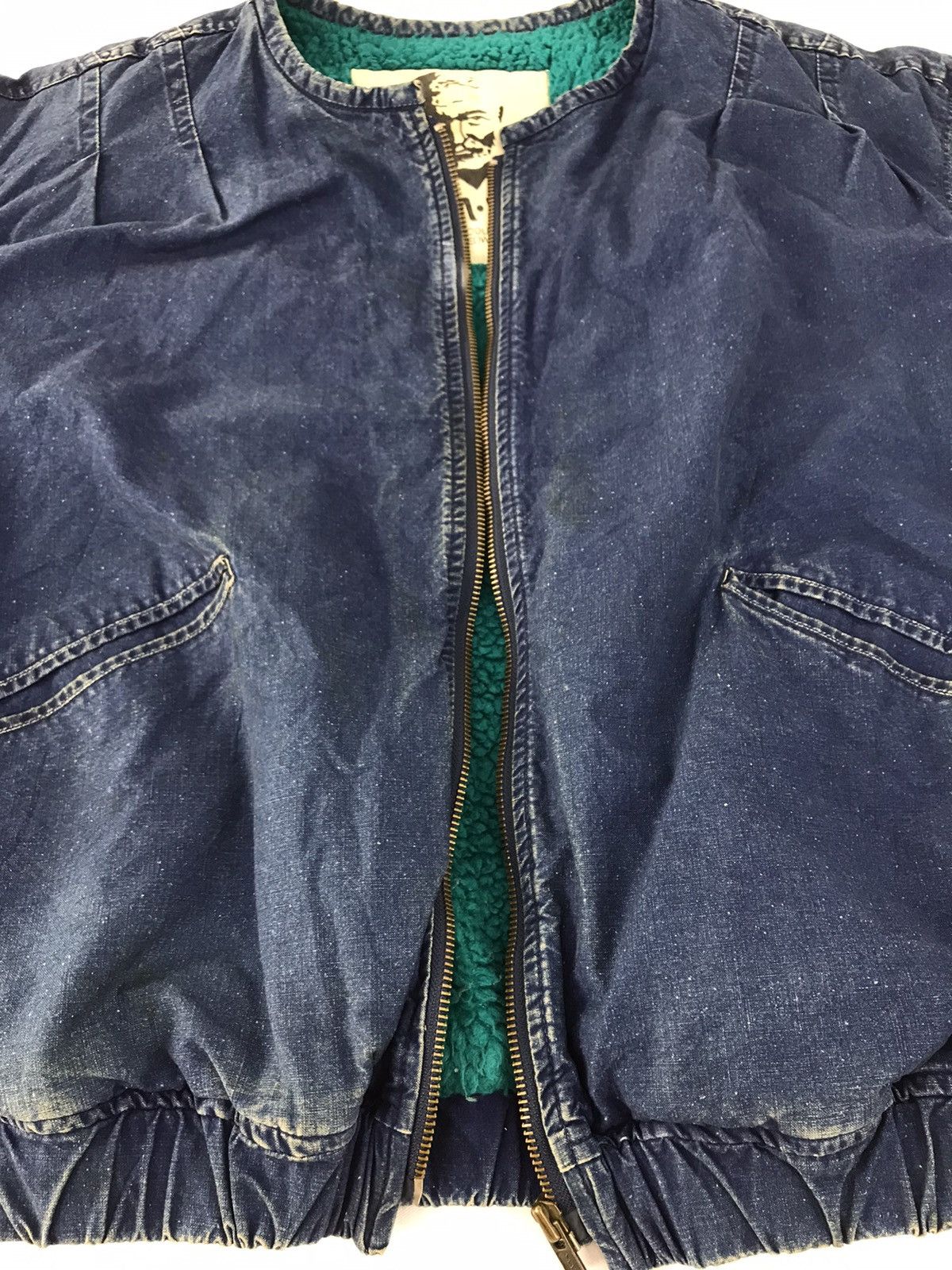 Edwin R.m.s By Edwin Bomber Denim Jacket Sherpa Inner Size US M / EU 48-50 / 2 - 3 Thumbnail