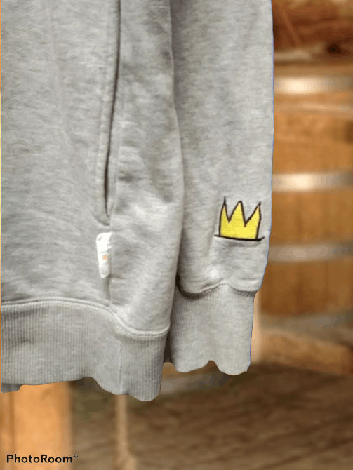Jean-Michel Basquiat × Uniqlo × Vintage VINTAGE JEANS MICHEL BASQUAIT SWEATSHIRTHOODIE Size US XL / EU 56 / 4 - 4 Thumbnail