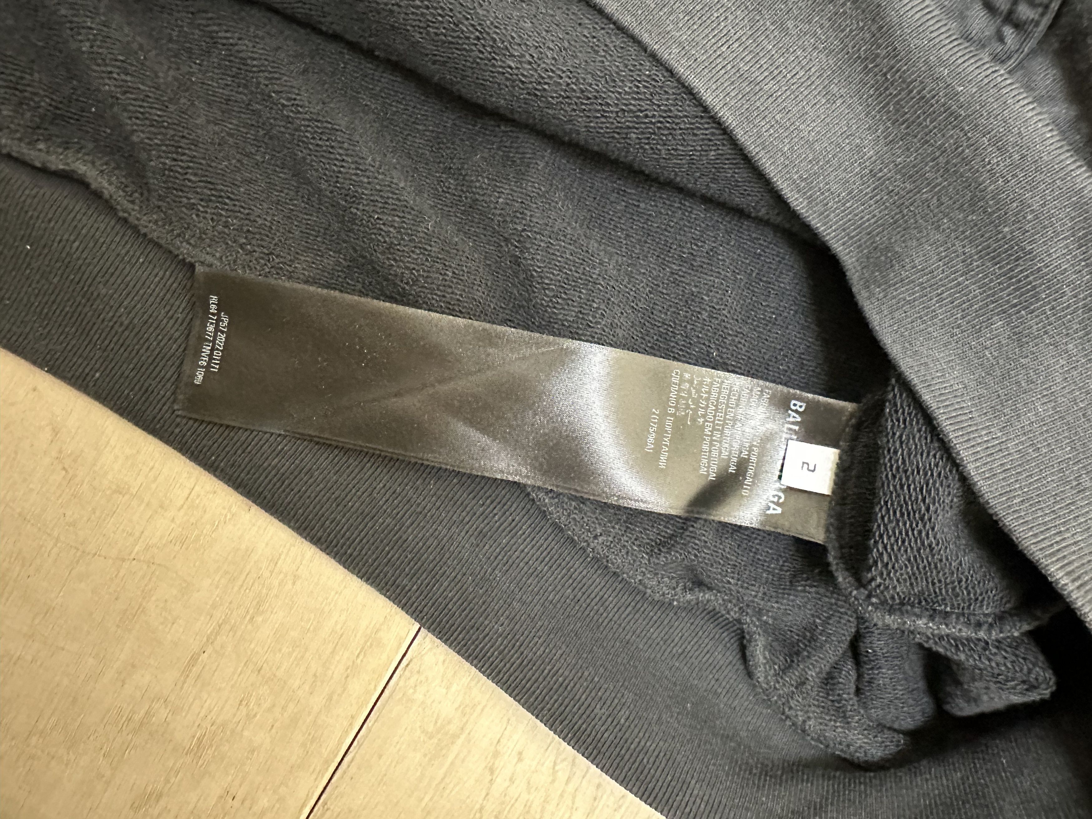 Balenciaga Hoodie Size 2 Size US M / EU 48-50 / 2 - 5 Thumbnail