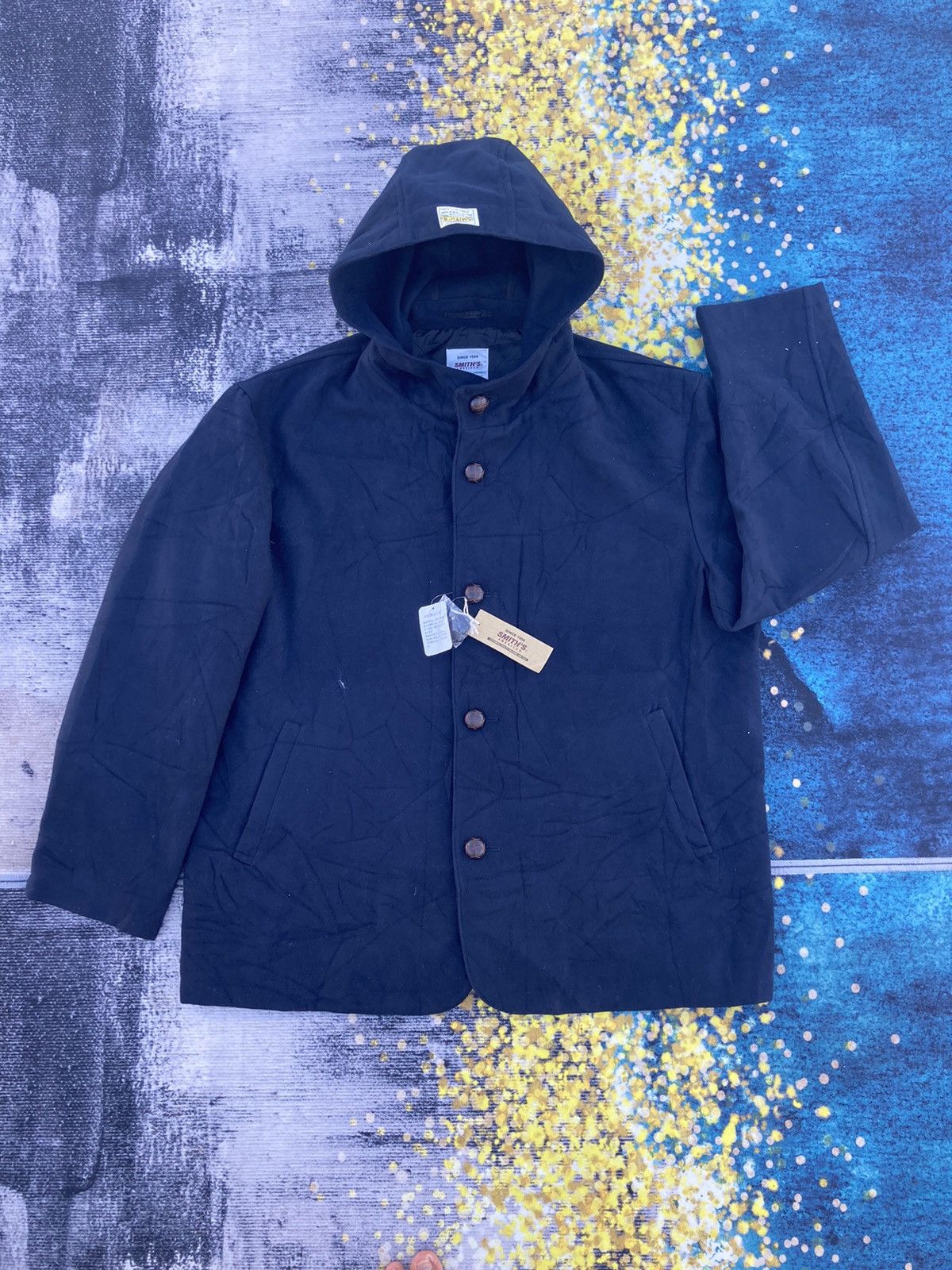 Japanese Brand Smith’s American Wool Hooded Jacket Size US XXL / EU 58 / 5 - 2 Thumbnail
