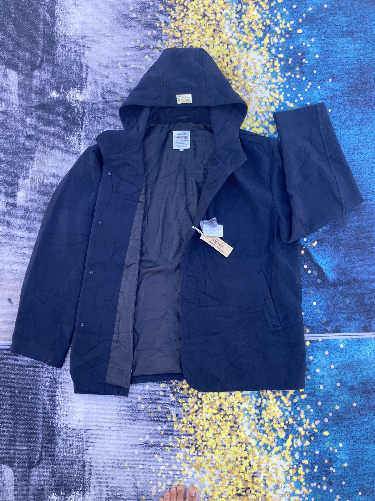 Japanese Brand Smith’s American Wool Hooded Jacket Size US XXL / EU 58 / 5 - 1 Thumbnail
