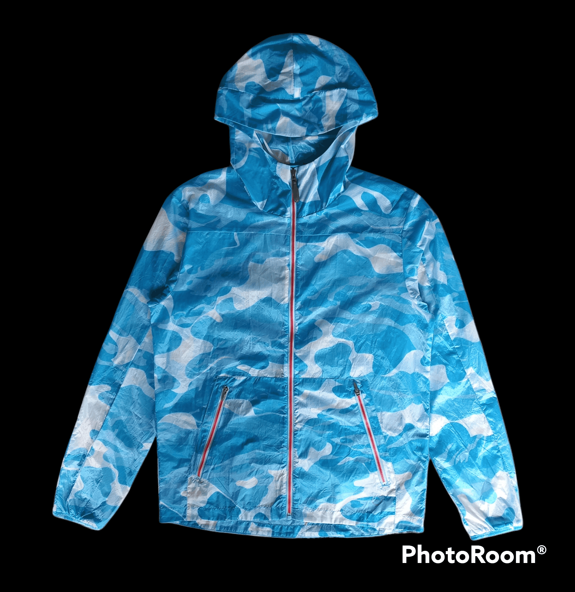 Hoodie Light Blue Camo Jacket Purple Brand Faded Camo Hoodie Blue